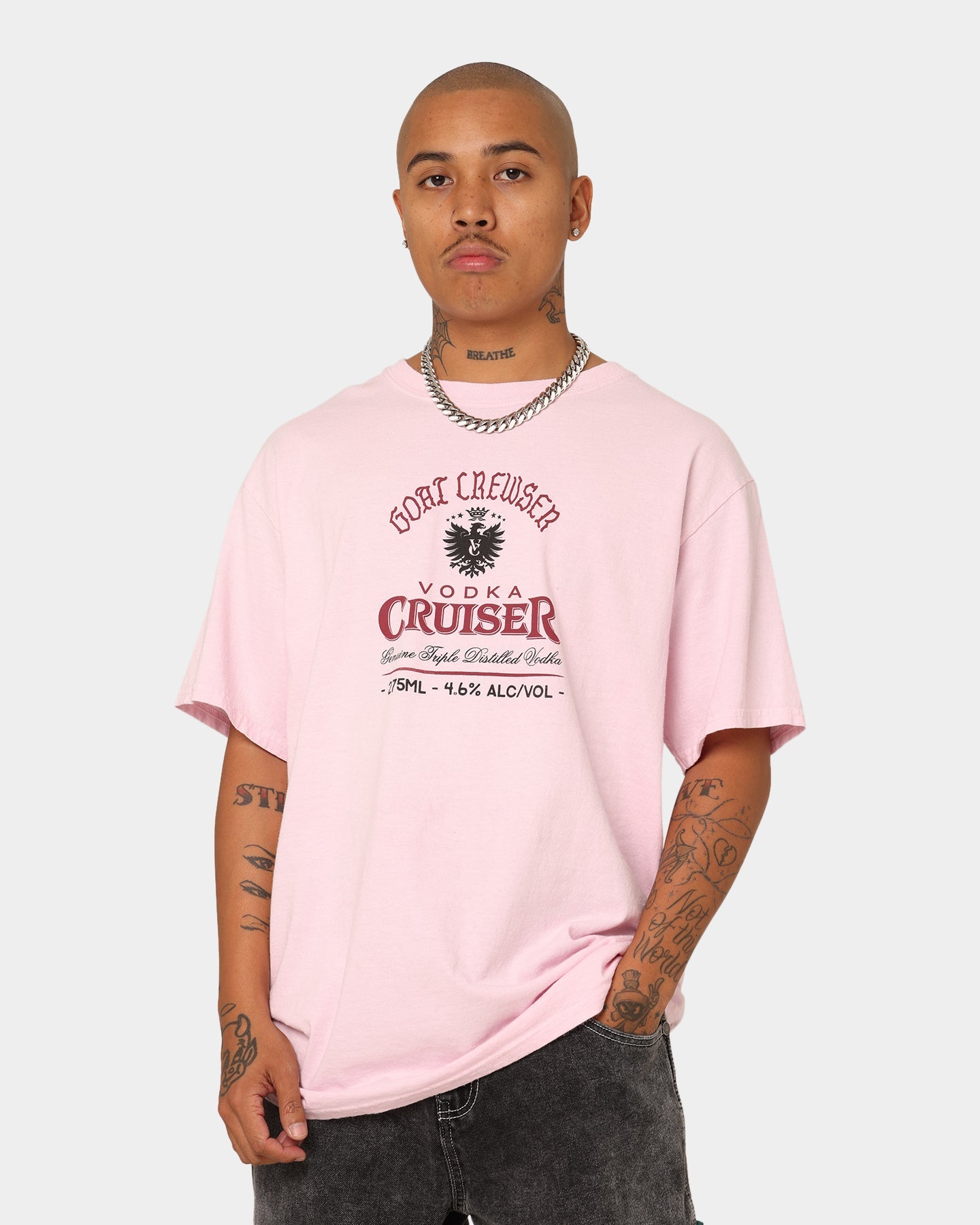 Goat Crew Goat Crew X Vodka Cruiser Lush Guava Cruiser T-Shirt Pink