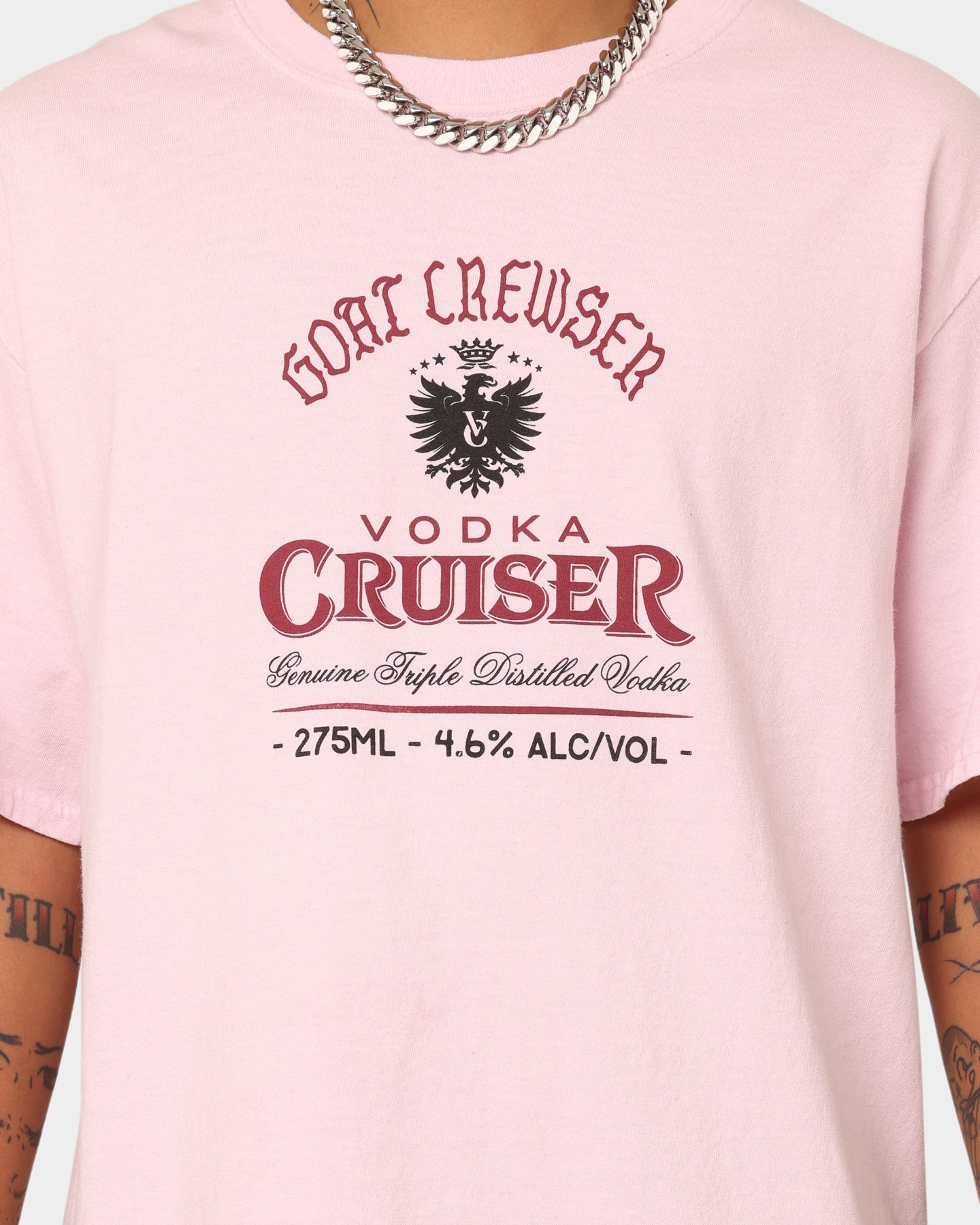 Goat Crew Goat Crew X Vodka Cruiser Lush Guava Cruiser T-Shirt Pink