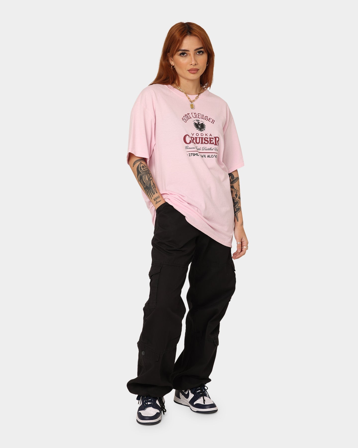 Goat Crew Goat Crew X Vodka Cruiser Lush Guava Cruiser T-Shirt Pink Style001