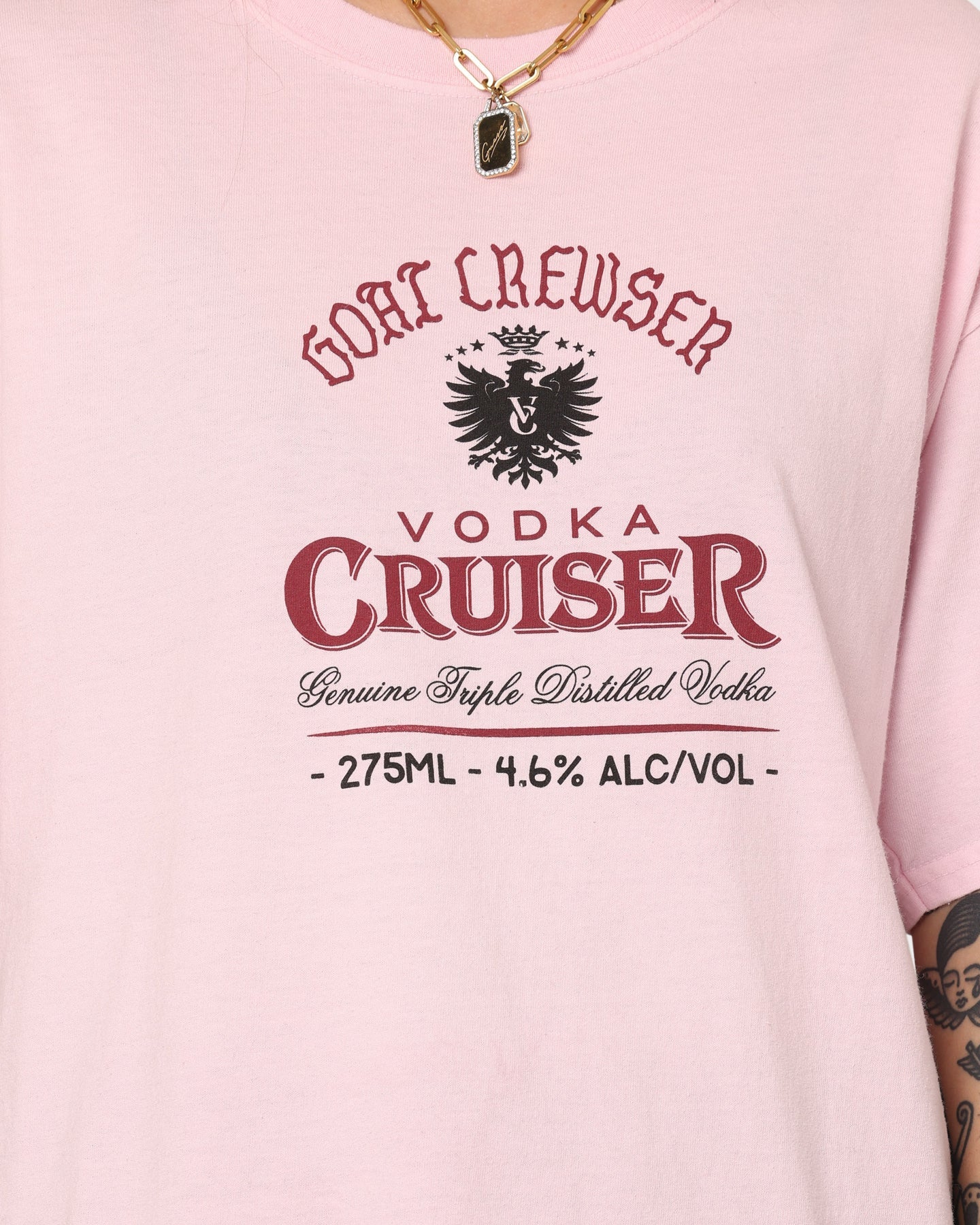 Goat Crew Goat Crew X Vodka Cruiser Lush Guava Cruiser T-Shirt Pink Style001