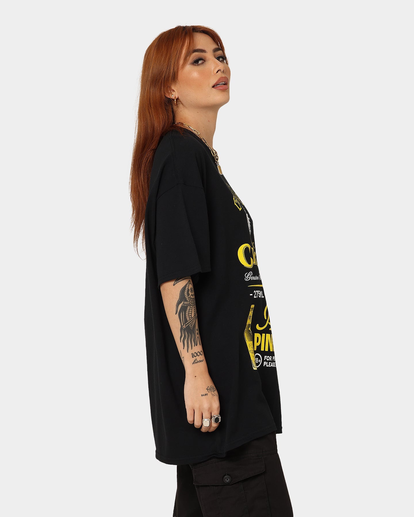Goat Crew Goat Crew X Vodka Cruiser Pure Pineapple Cruiser T-Shirt Black Style001