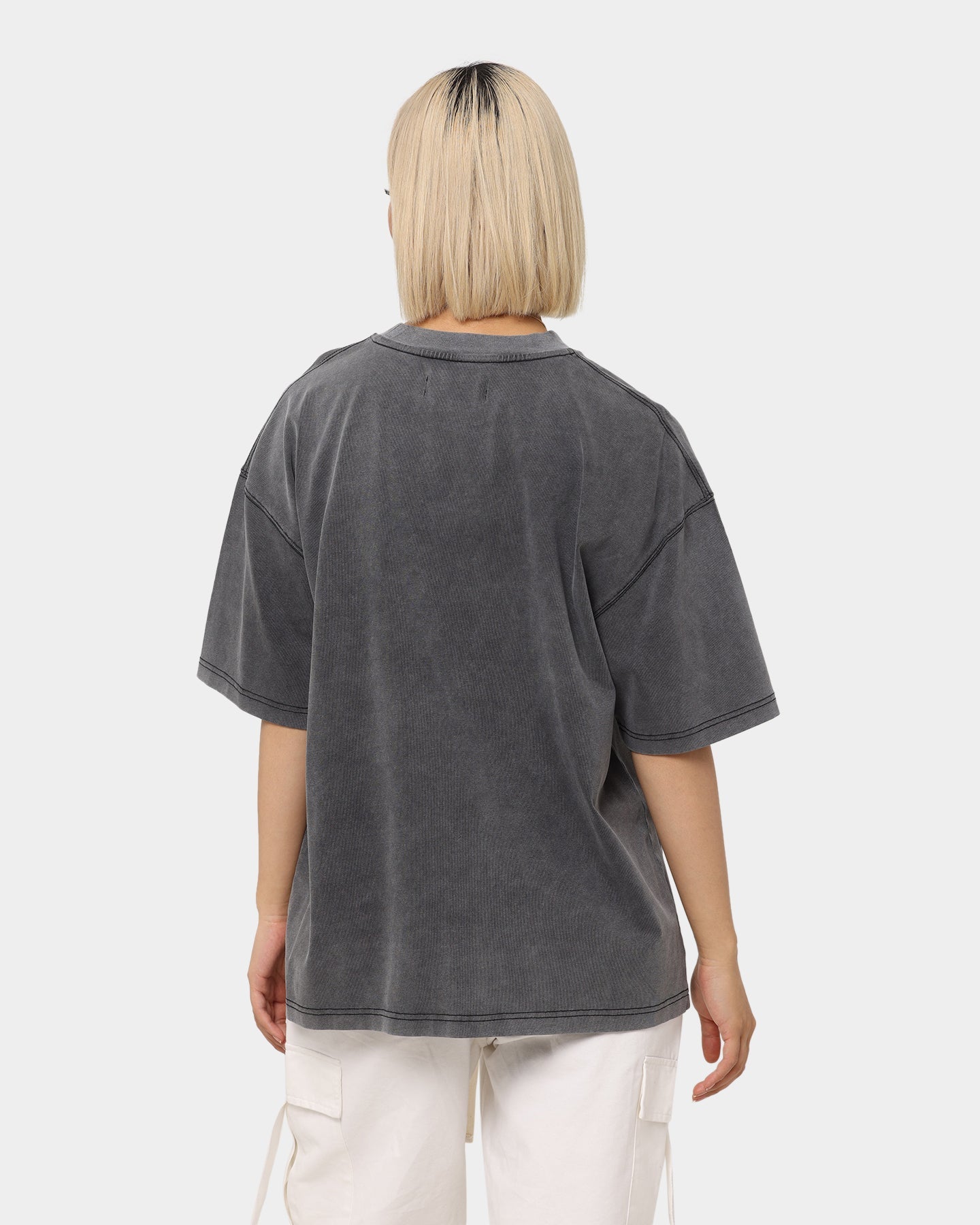 Loiter X The Anti Order Dragon T-Shirt Charcoal Style001