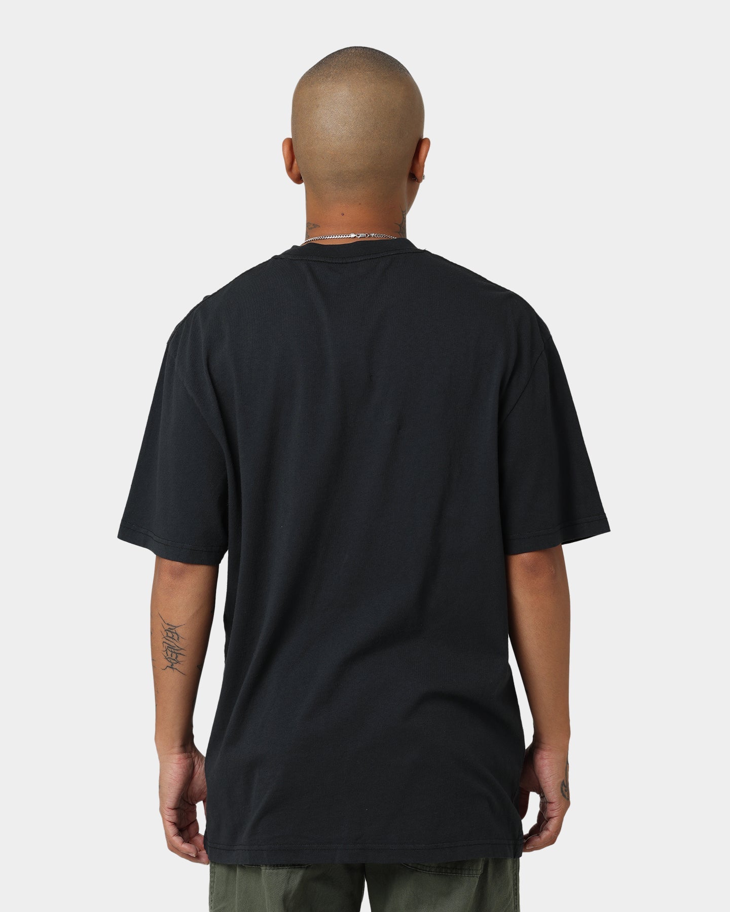 Majestic Athletic Los Angeles Rams Helmet Arch T-Shirt Faded Black
