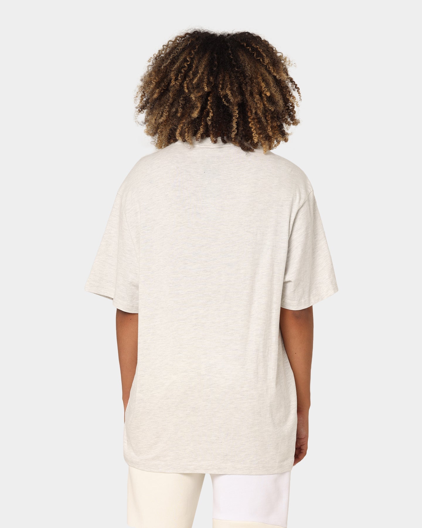 Majestic Athletic Los Angeles Rams Helmet Arch T-Shirt White Marle Style001