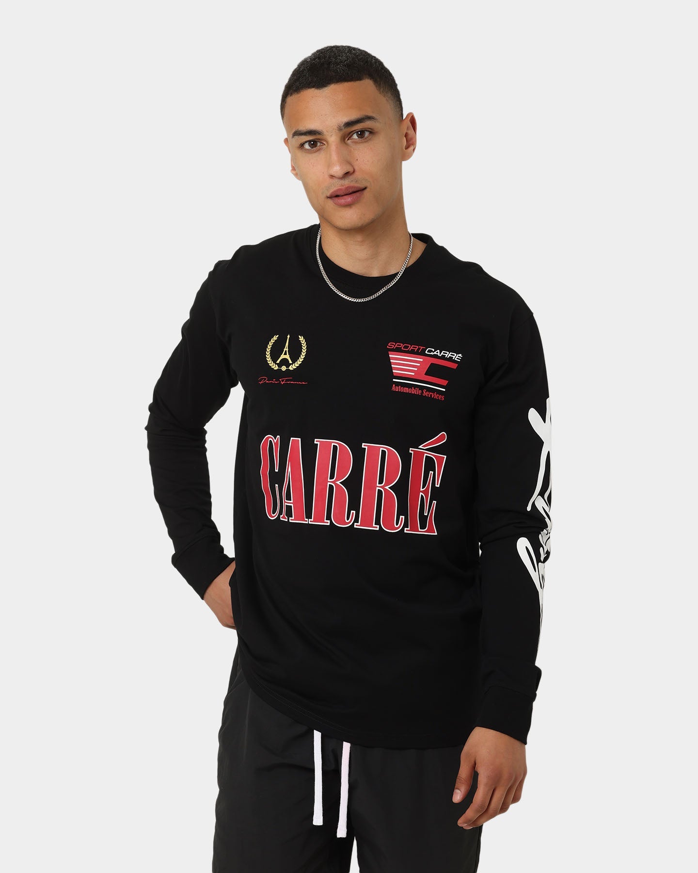 Carr√© Automobile T-Shirt Black