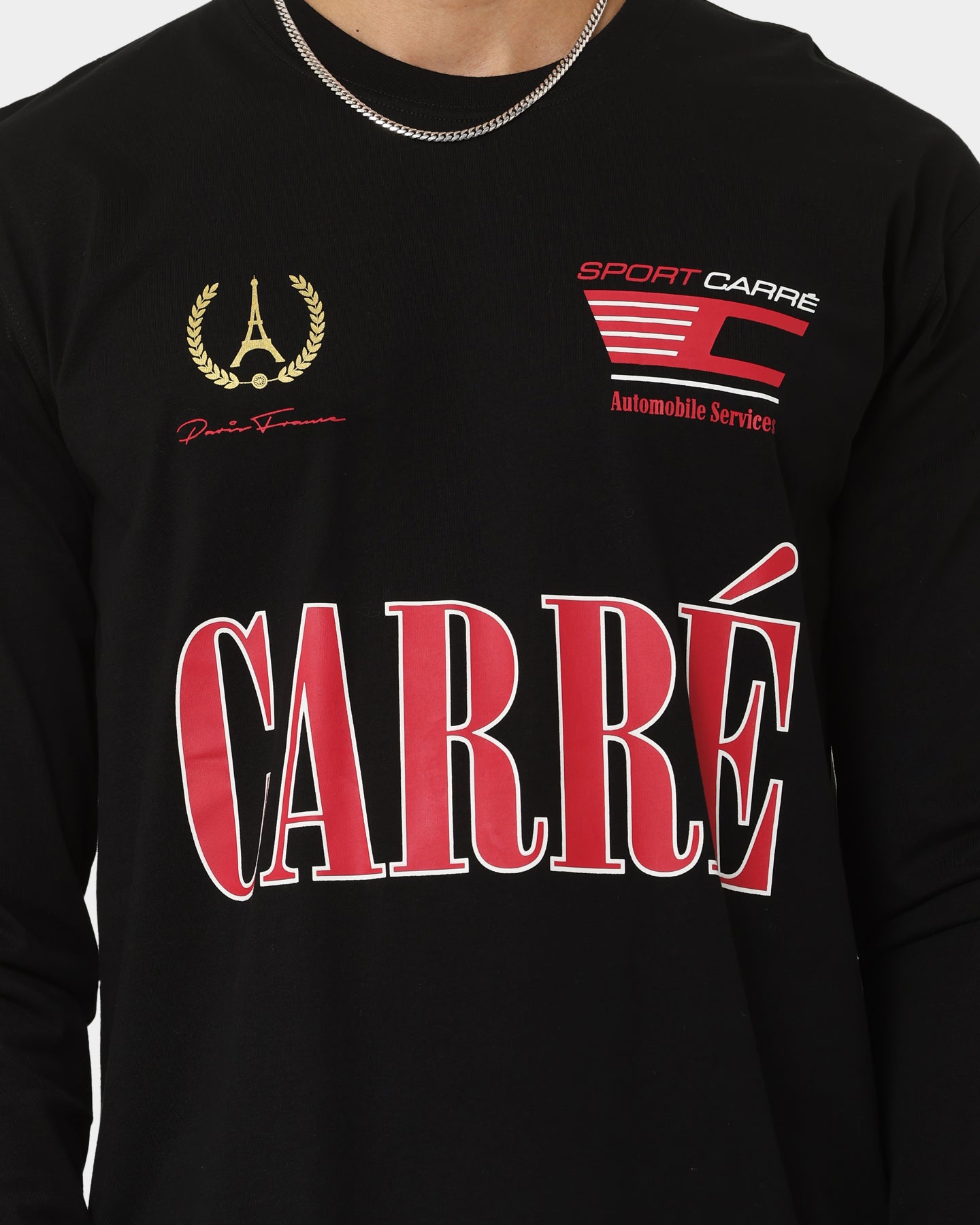 Carr√© Automobile T-Shirt Black