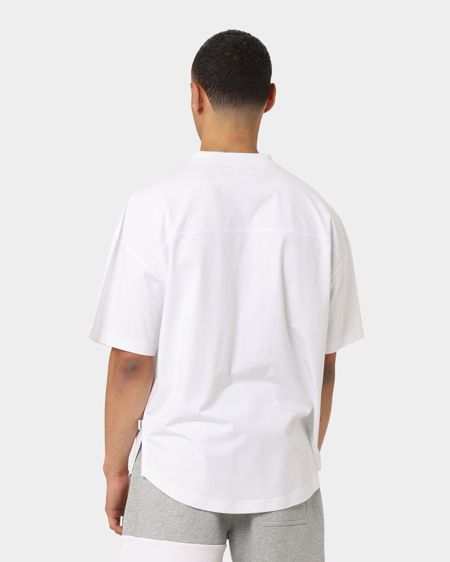 Carr√© Grid Iron Oversized T-Shirt White
