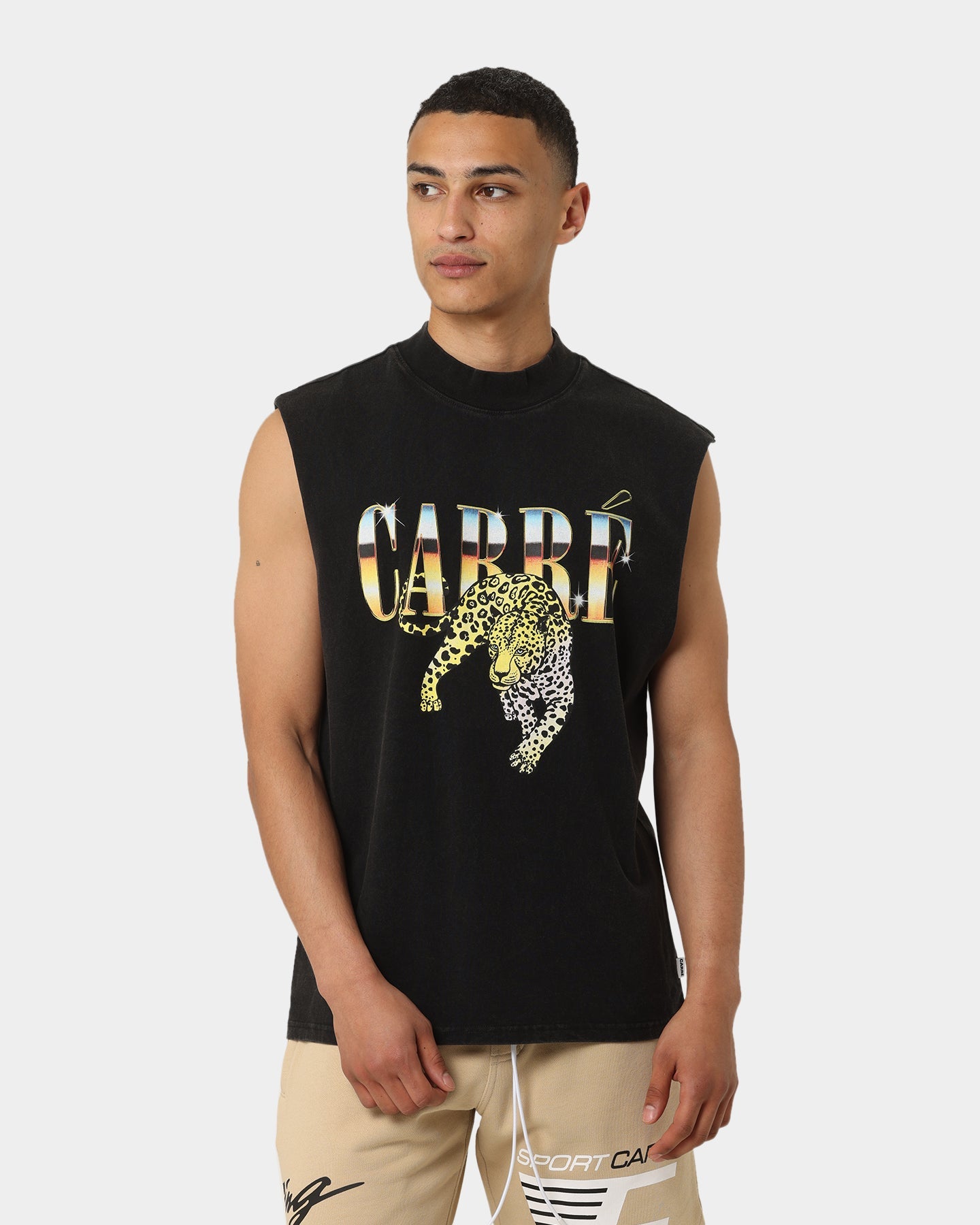 Carr√© Leo Retro Muscle T-Shirt Black