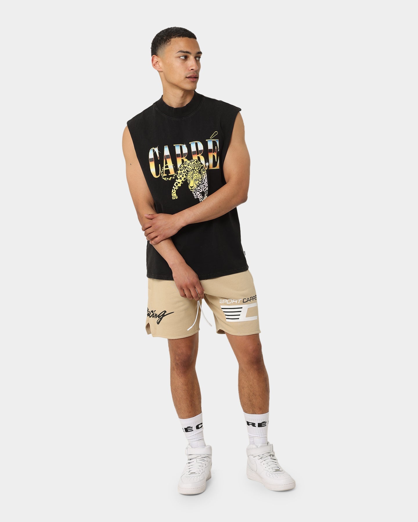 Carr√© Leo Retro Muscle T-Shirt Black