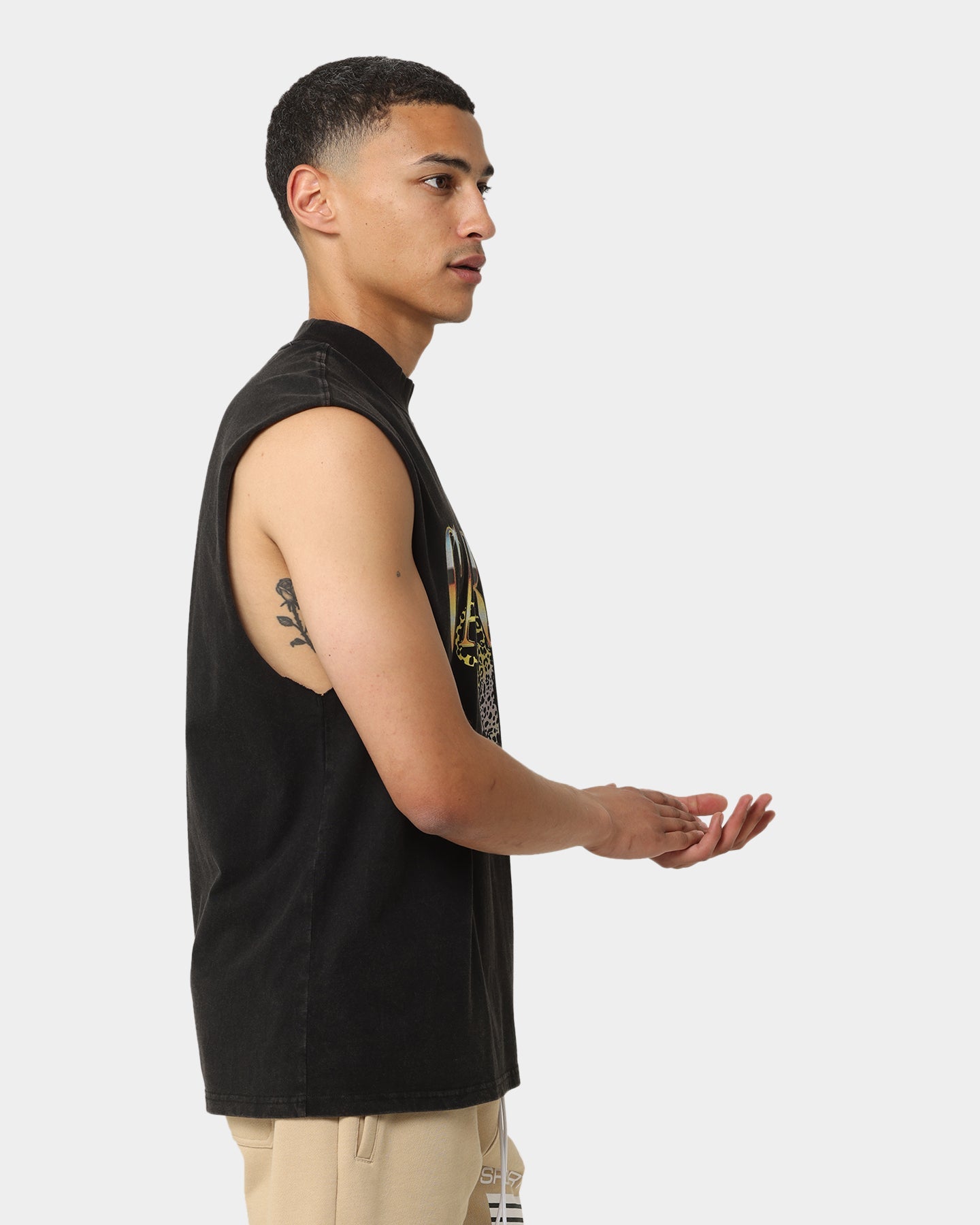 Carr√© Leo Retro Muscle T-Shirt Black