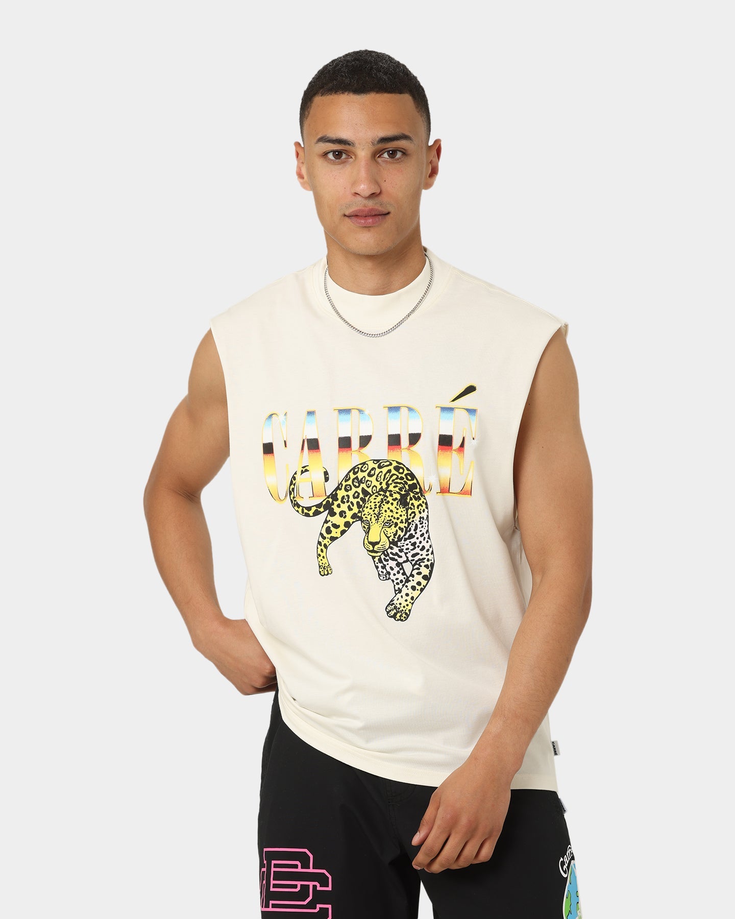 Carr√© Leo Retro Muscle T-Shirt White