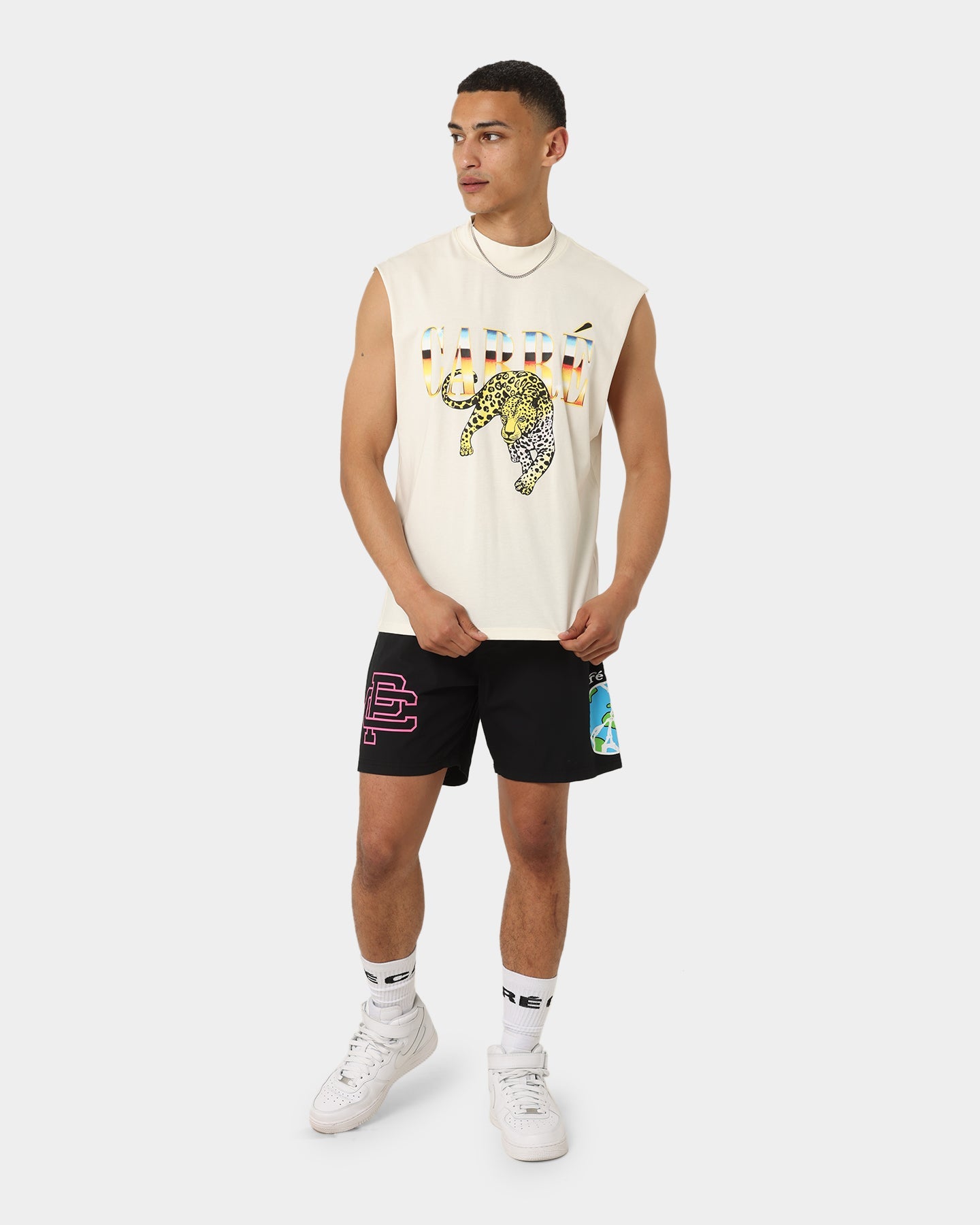 Carr√© Leo Retro Muscle T-Shirt White