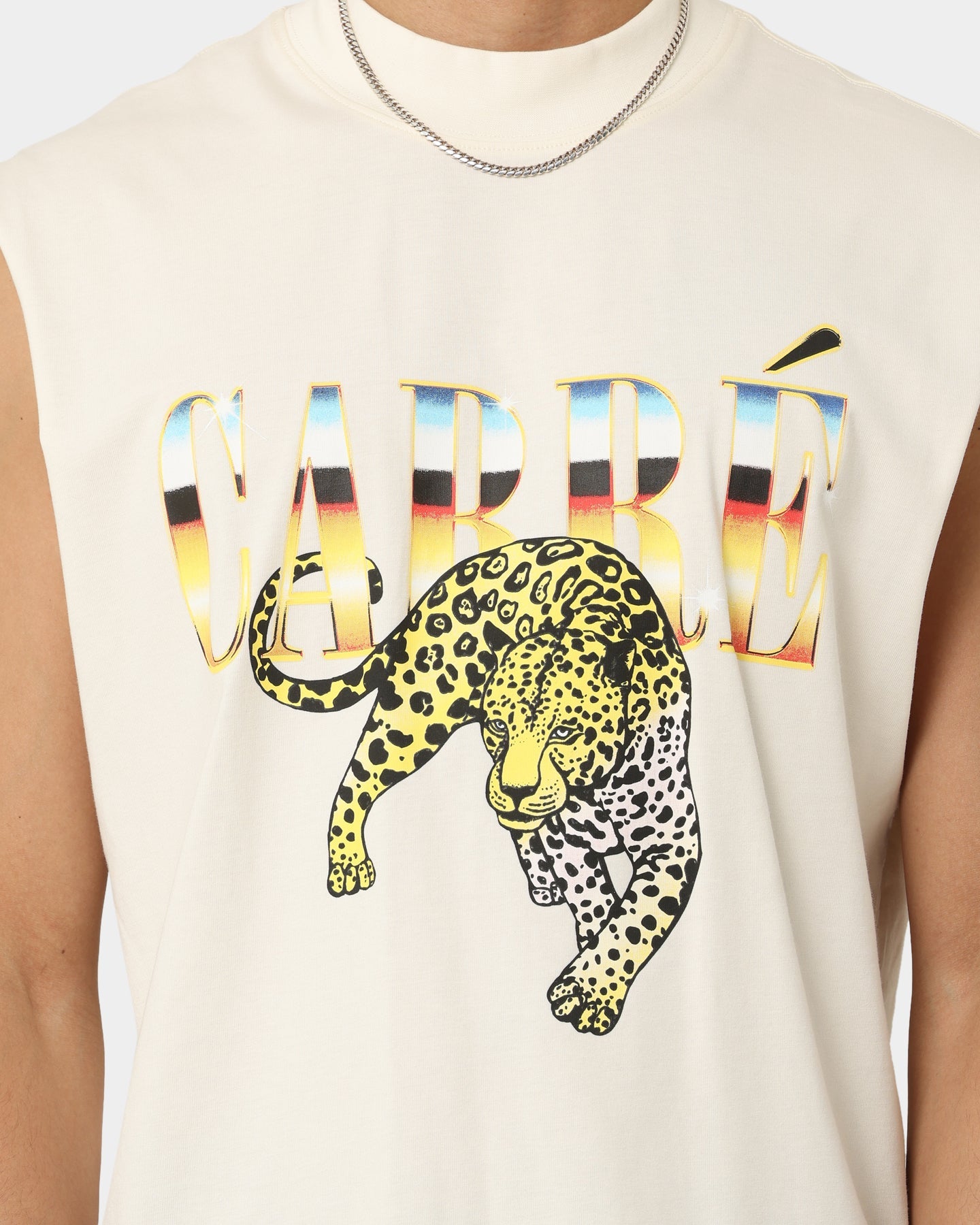 Carr√© Leo Retro Muscle T-Shirt White