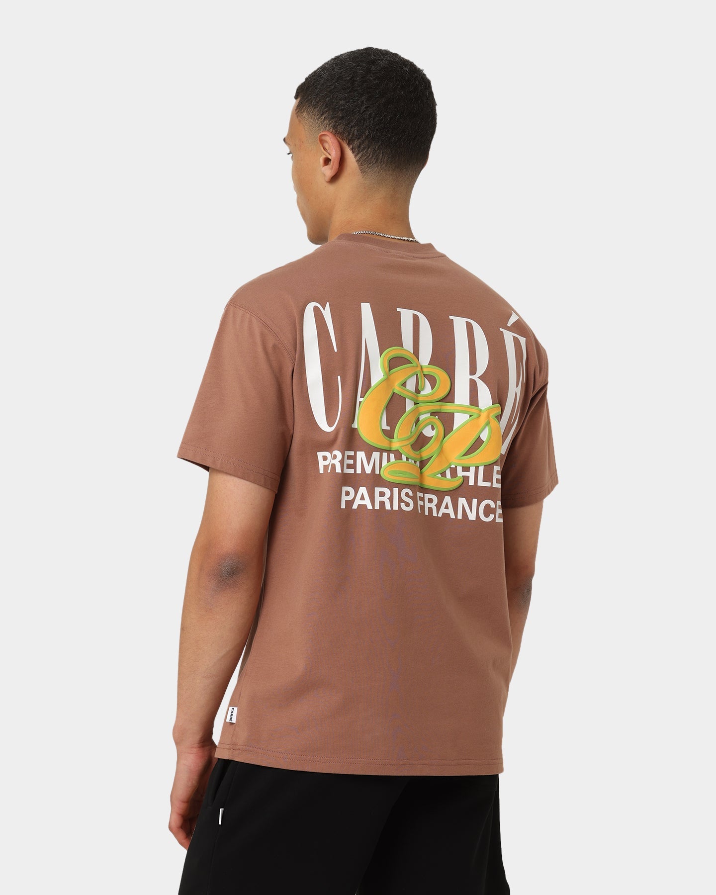 Carr√© Top Team Oversized T-Shirt Brown