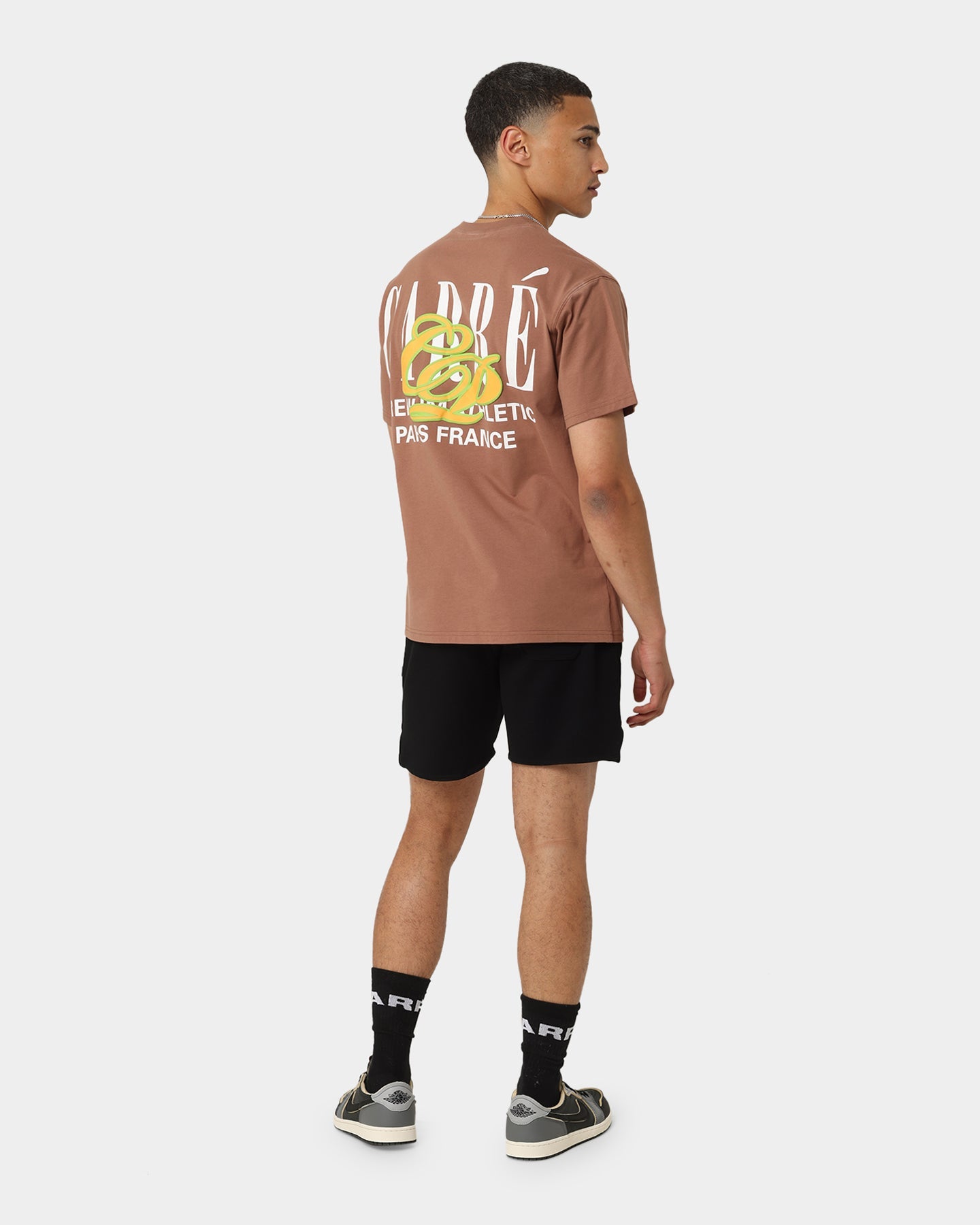 Carr√© Top Team Oversized T-Shirt Brown