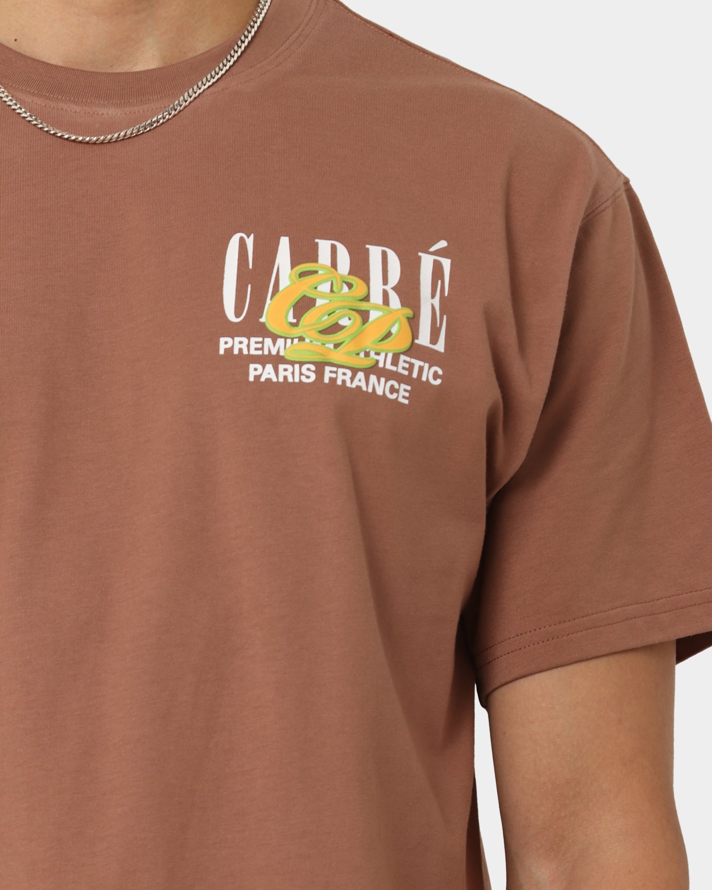 Carr√© Top Team Oversized T-Shirt Brown