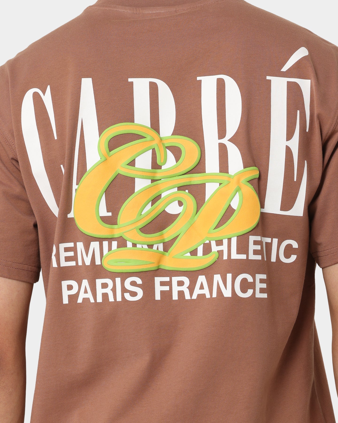 Carr√© Top Team Oversized T-Shirt Brown