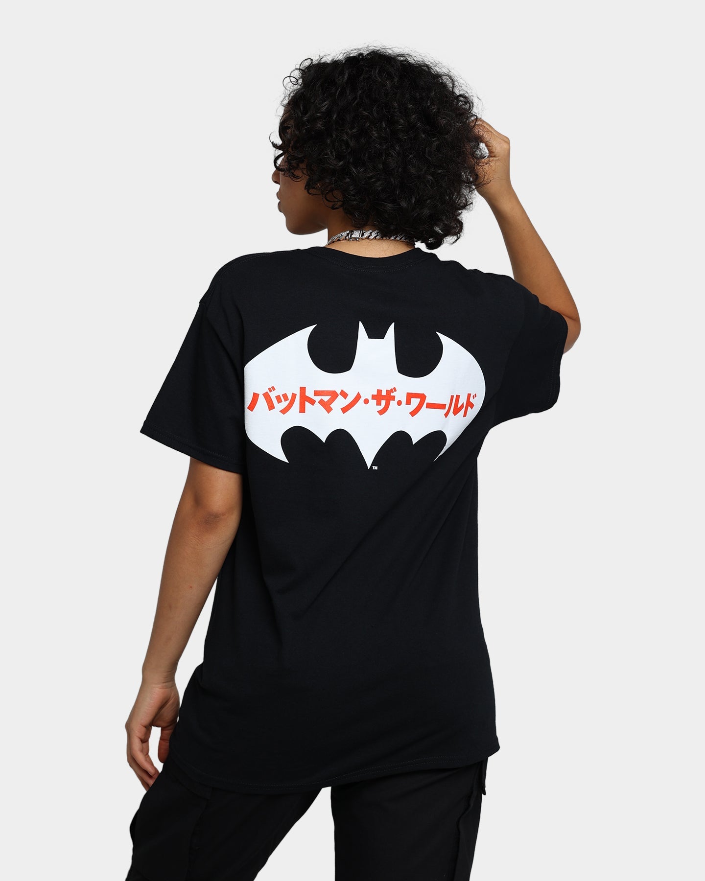 Goat Crew X Batman Batman The World Japan T-Shirt Black Style001