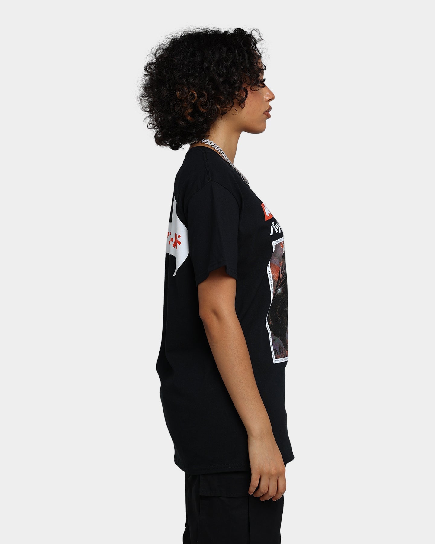 Goat Crew X Batman Batman The World Japan T-Shirt Black Style001