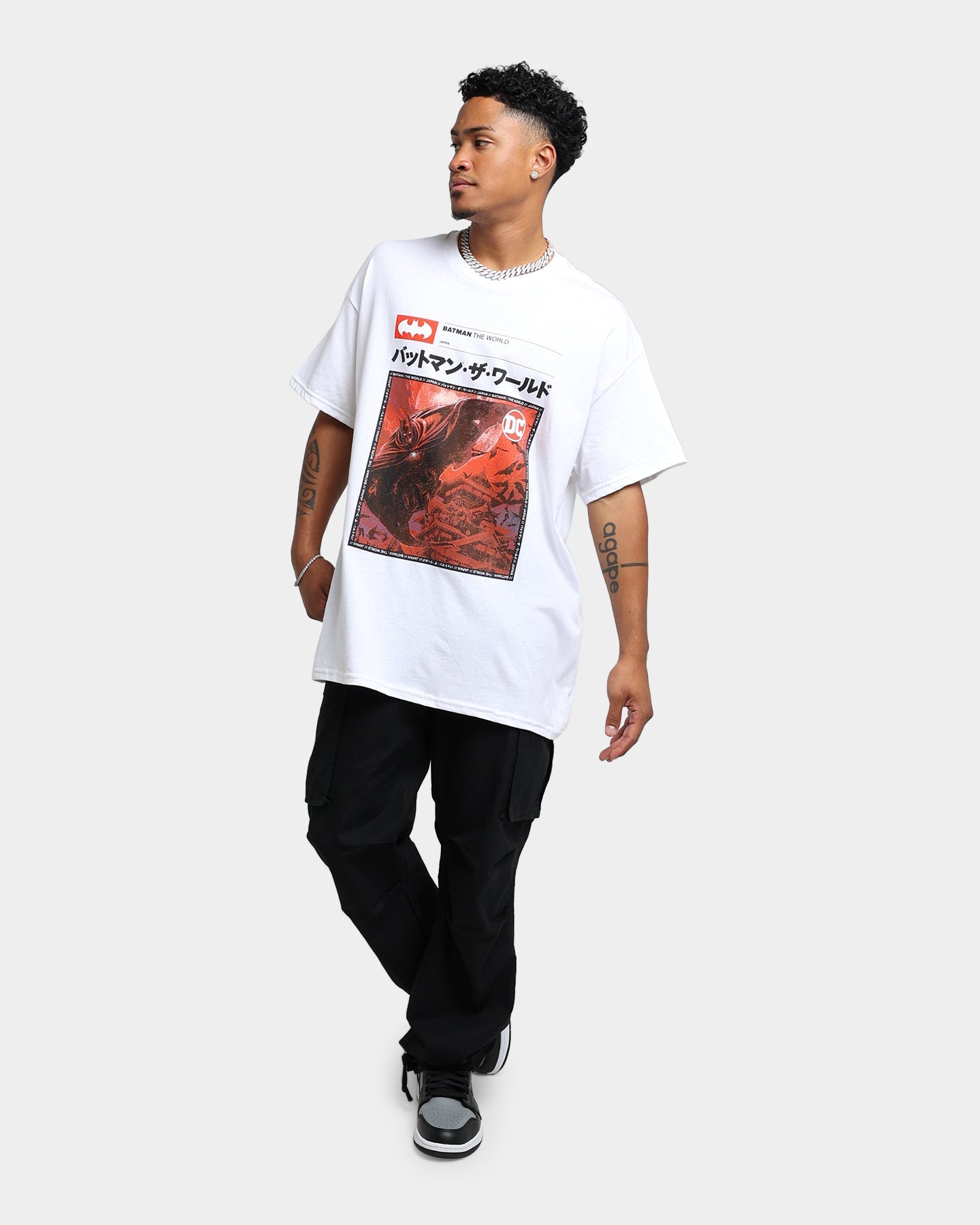Goat Crew X Batman Batman The World Japan T-Shirt White