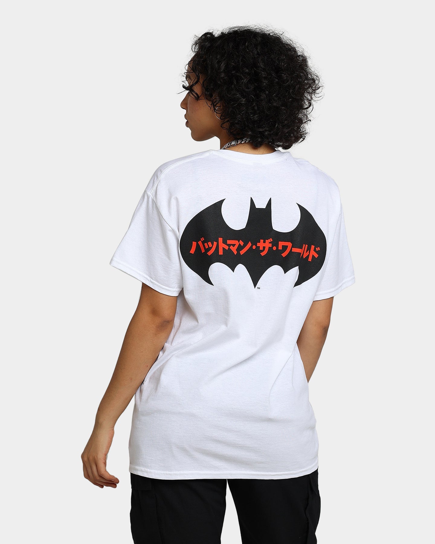 Goat Crew X Batman Batman The World Japan T-Shirt White Style001