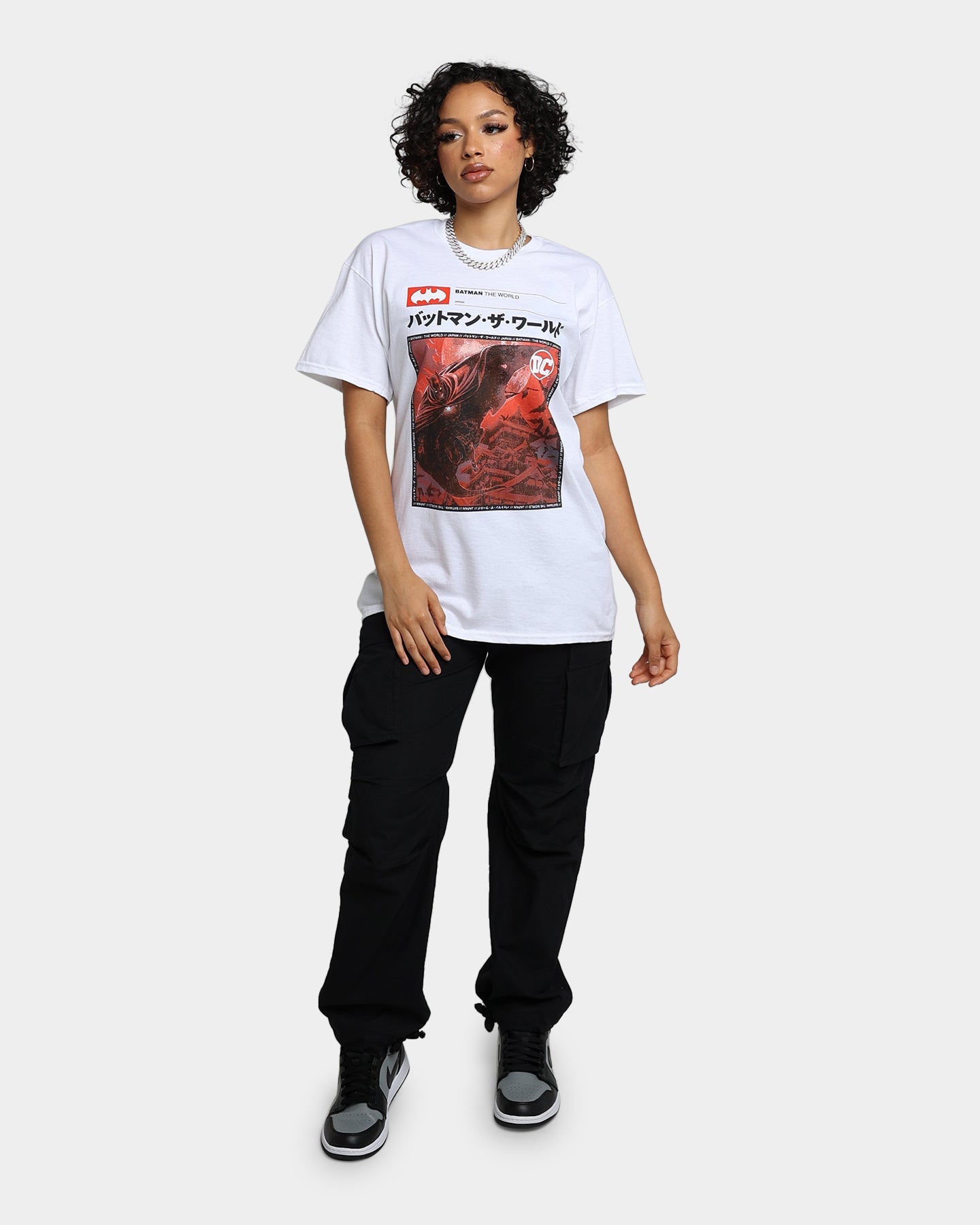 Goat Crew X Batman Batman The World Japan T-Shirt White Style001