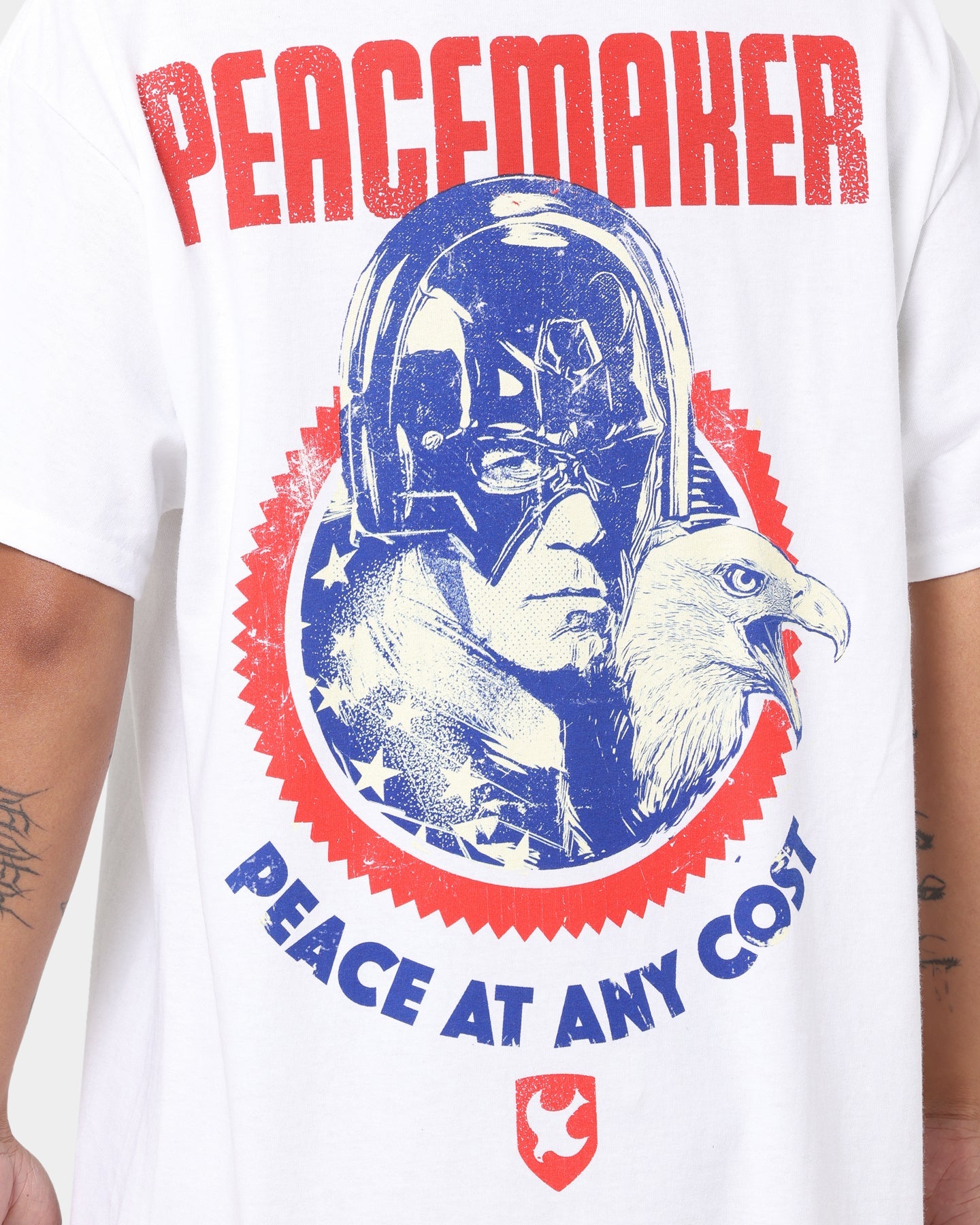 Goat Crew X Peacemaker Peace At Any Cost T-Shirt White