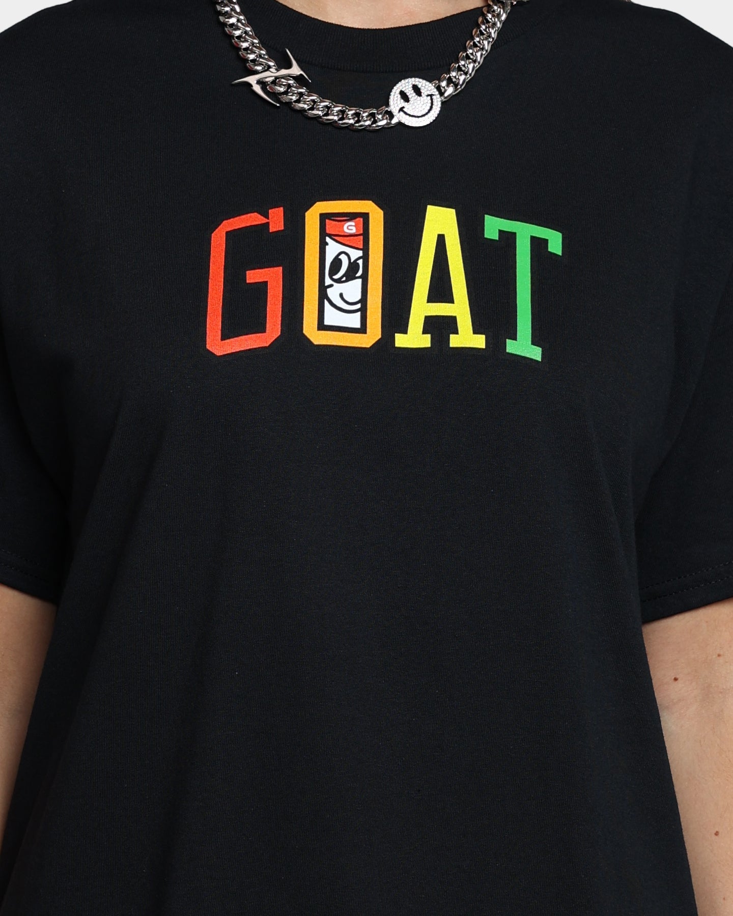Goat Crew Don't H8 T-Shirt Off Black Style001