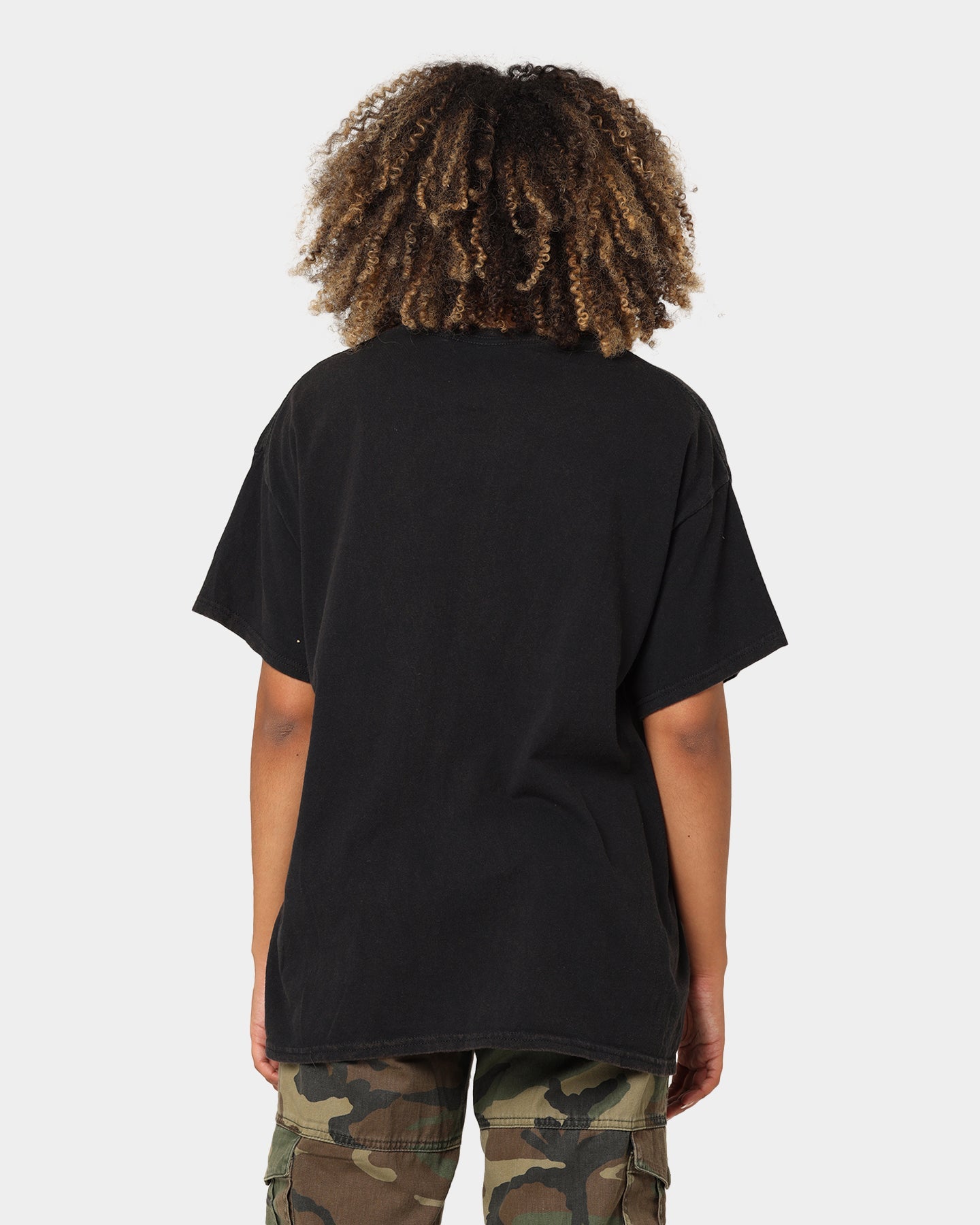 Goat Crew Goat Crew X Stranger Things Hellfire Club Vintage T-Shirt Washed Black Style001