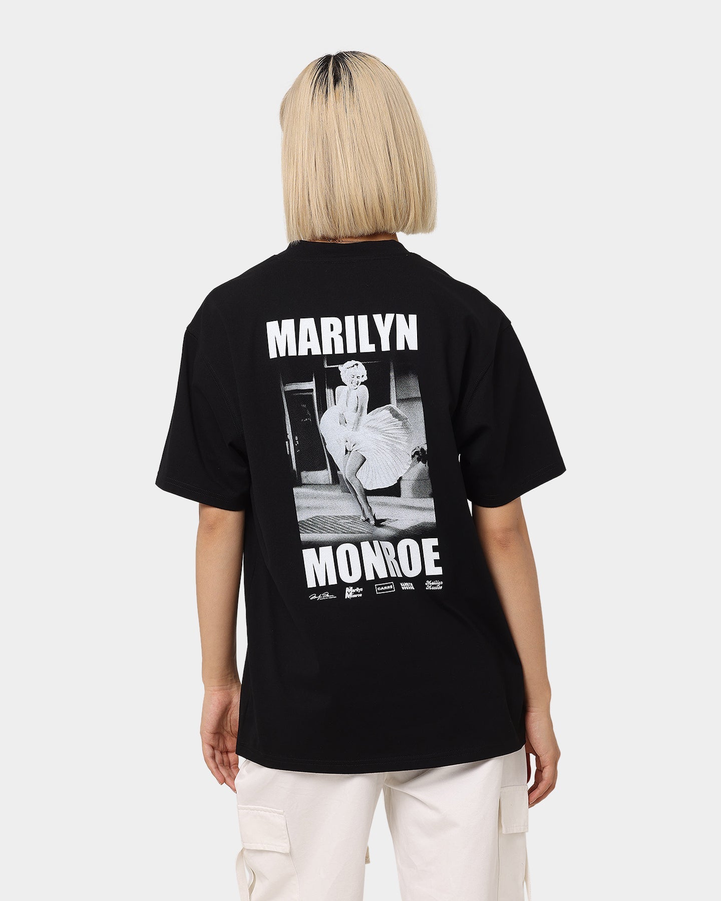 Carr√© X Marilyn Monroe Bold Is Beautiful T-Shirt Black Style001
