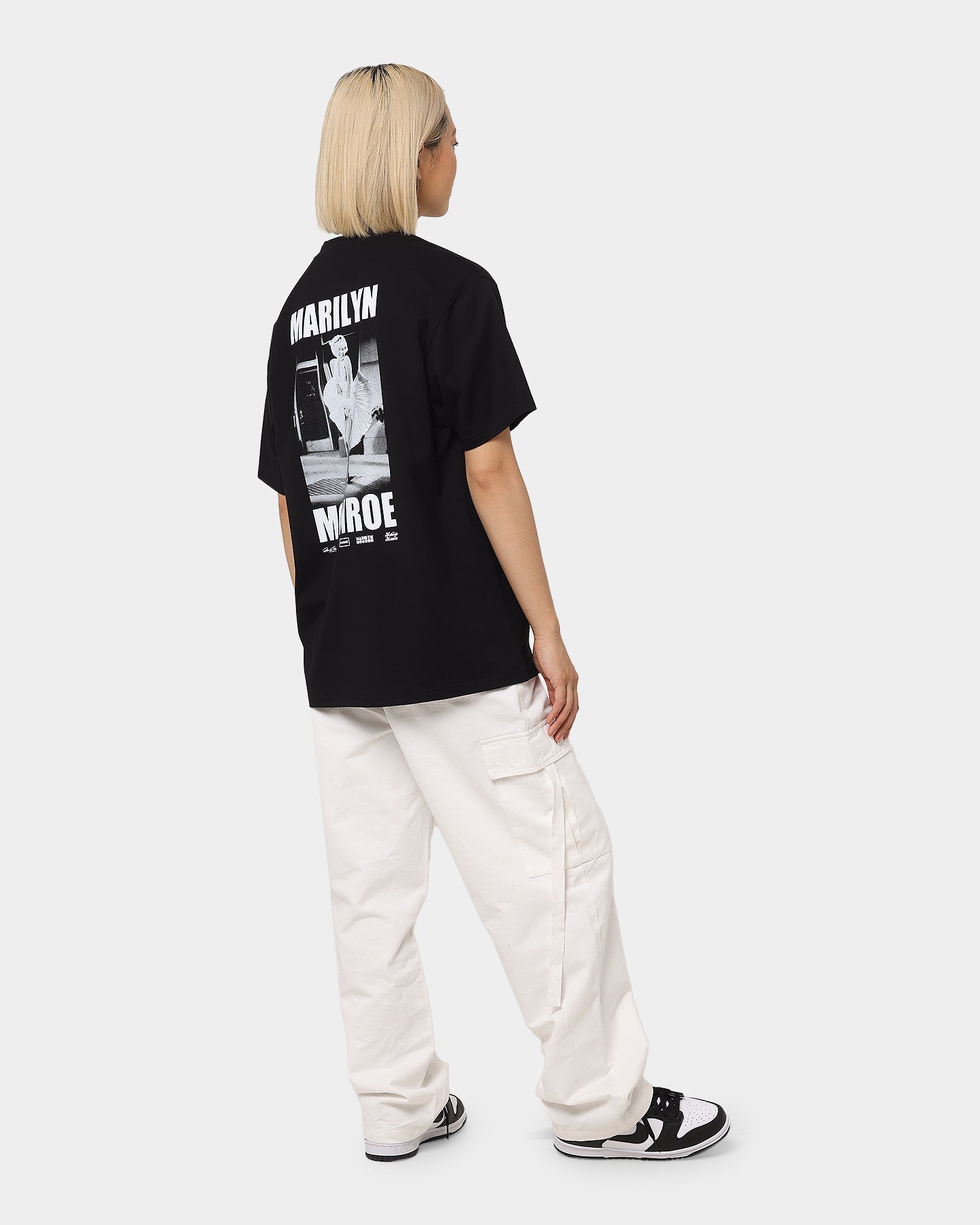 Carr√© X Marilyn Monroe Bold Is Beautiful T-Shirt Black Style001