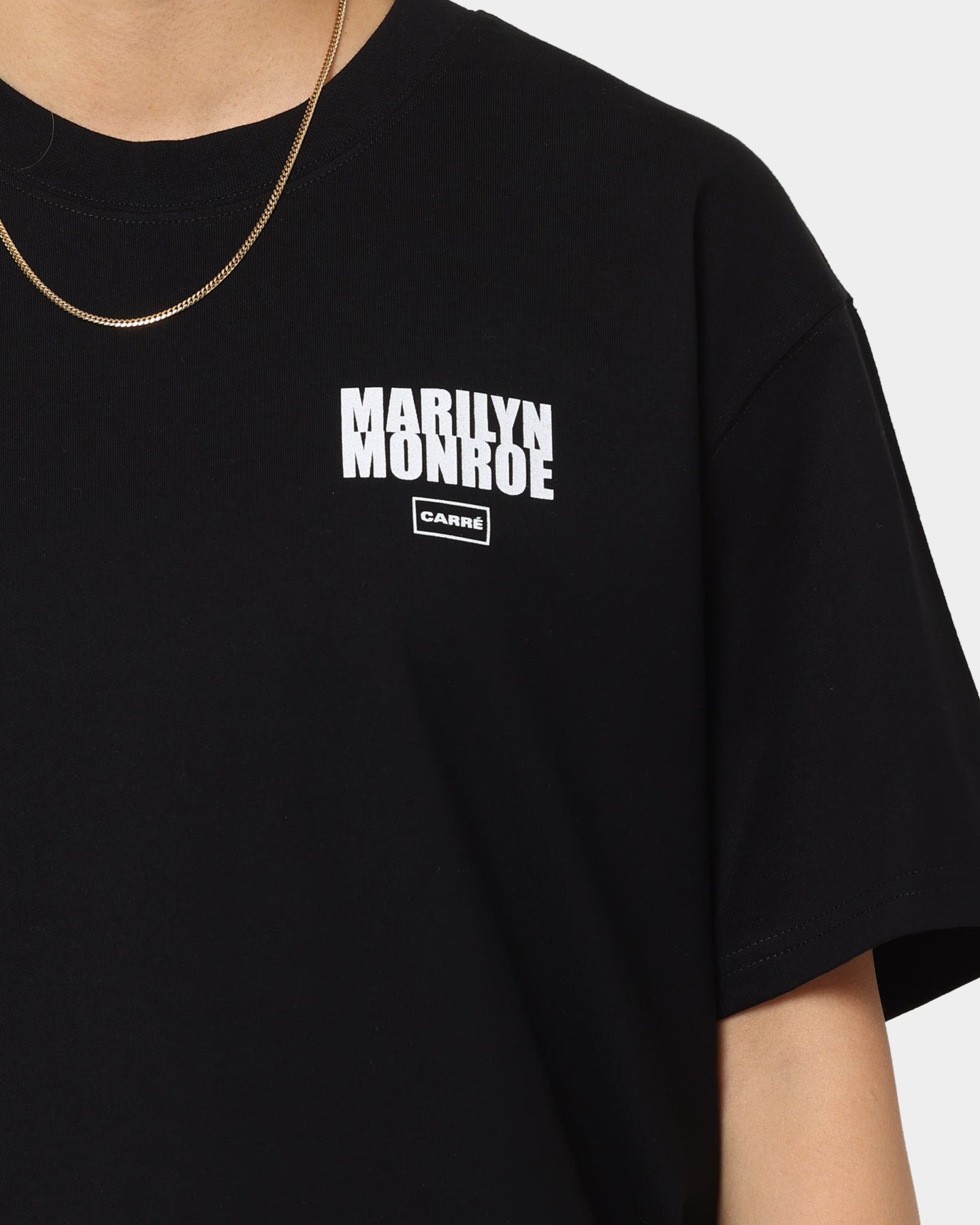 Carr√© X Marilyn Monroe Bold Is Beautiful T-Shirt Black Style001