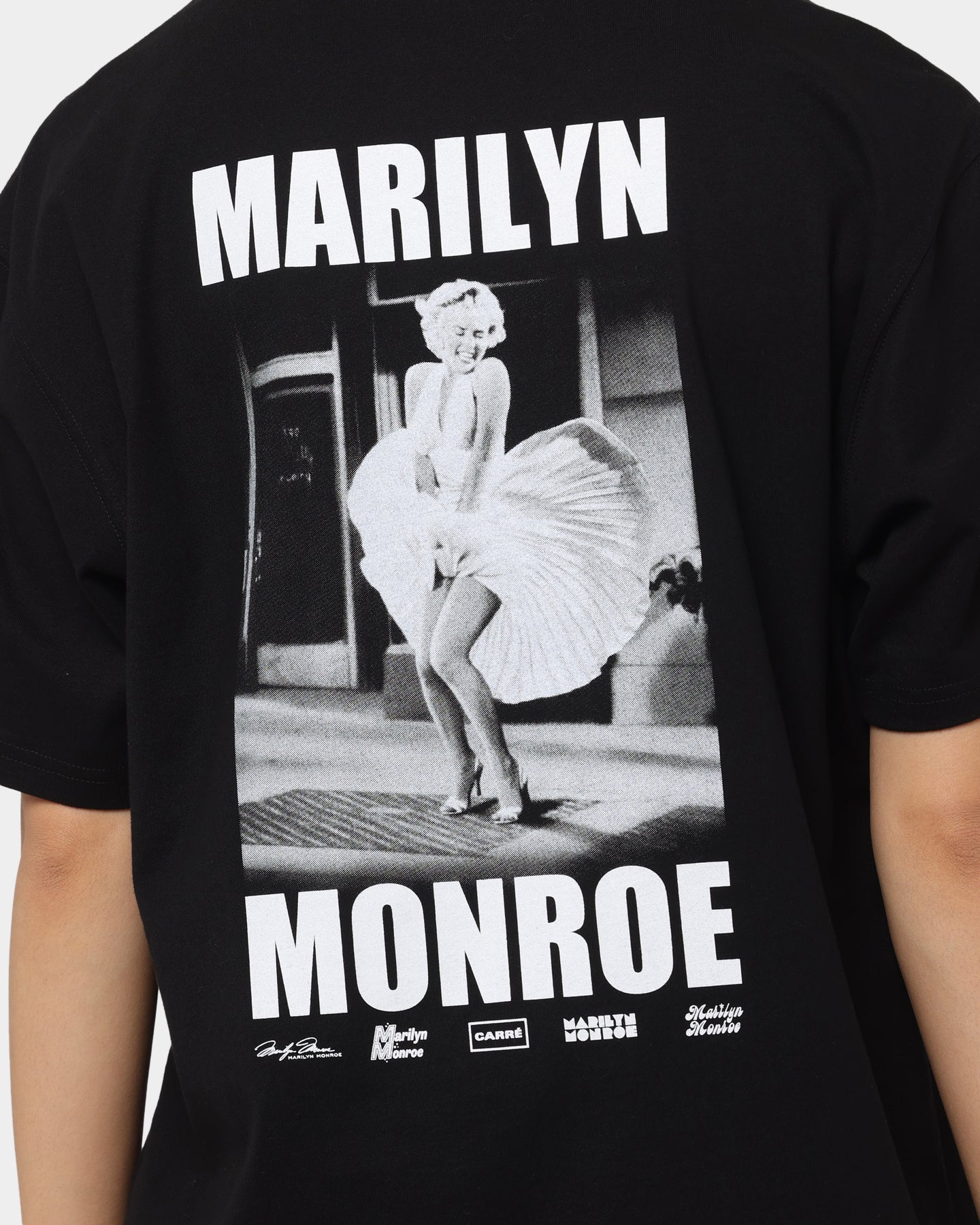 Carr√© X Marilyn Monroe Bold Is Beautiful T-Shirt Black Style001
