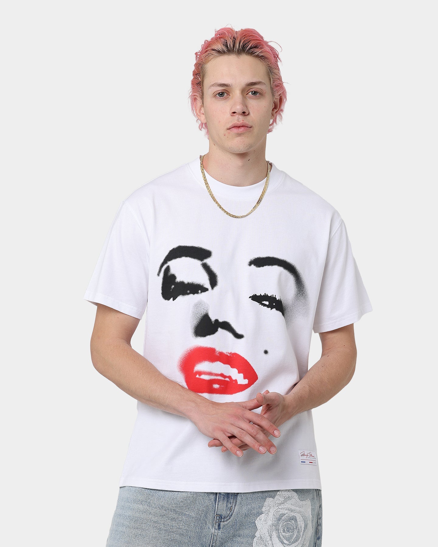 Carr√© X Marilyn Monroe Red Lips T-Shirt White