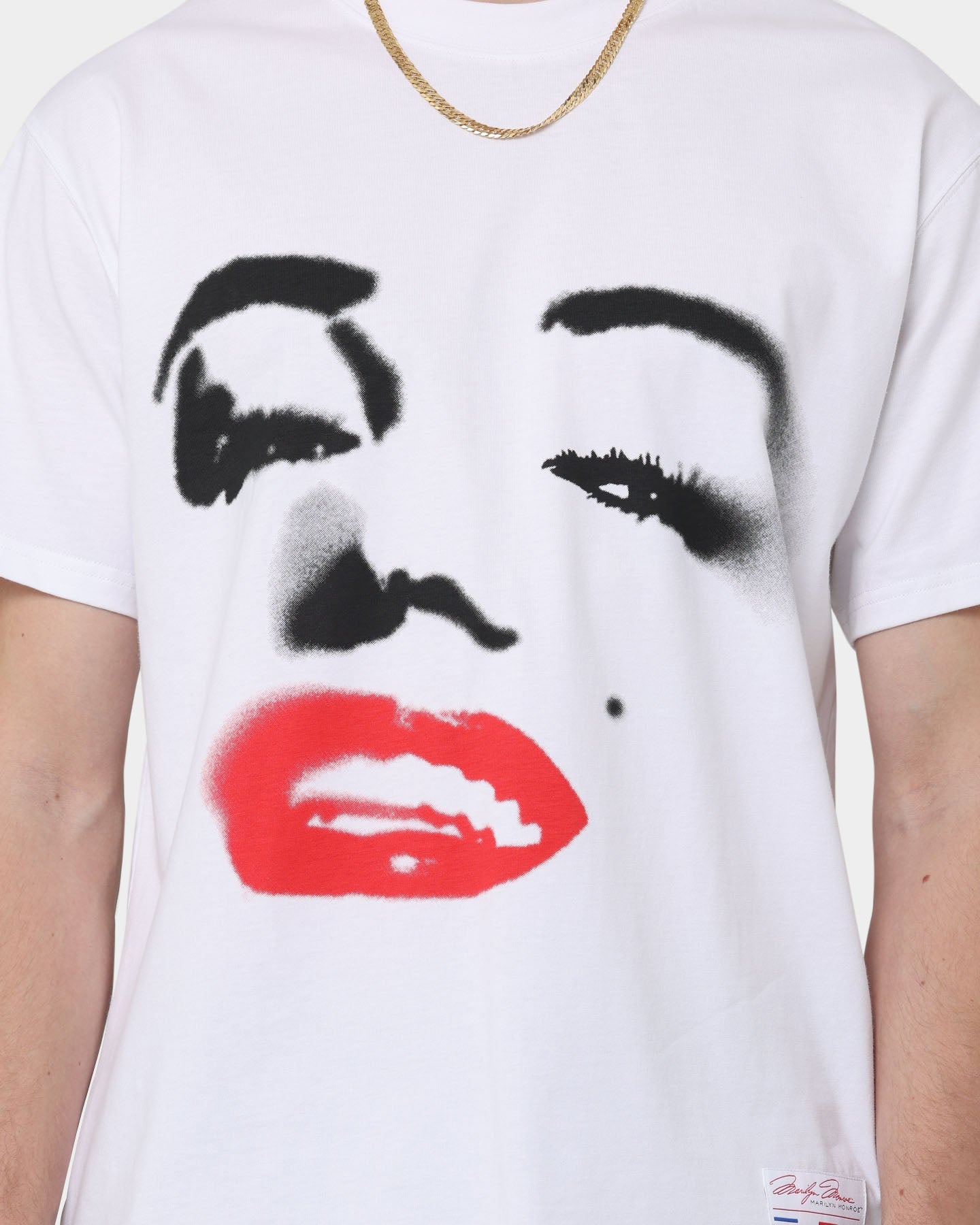 Carr√© X Marilyn Monroe Red Lips T-Shirt White
