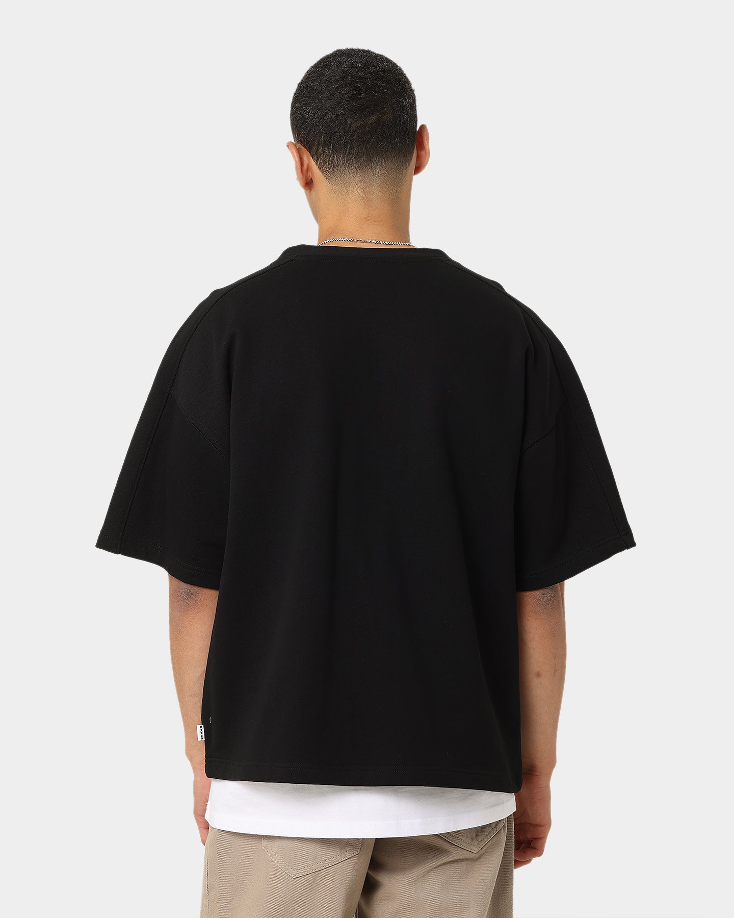 Carr√© Home Base Zip Up T-Shirt Black