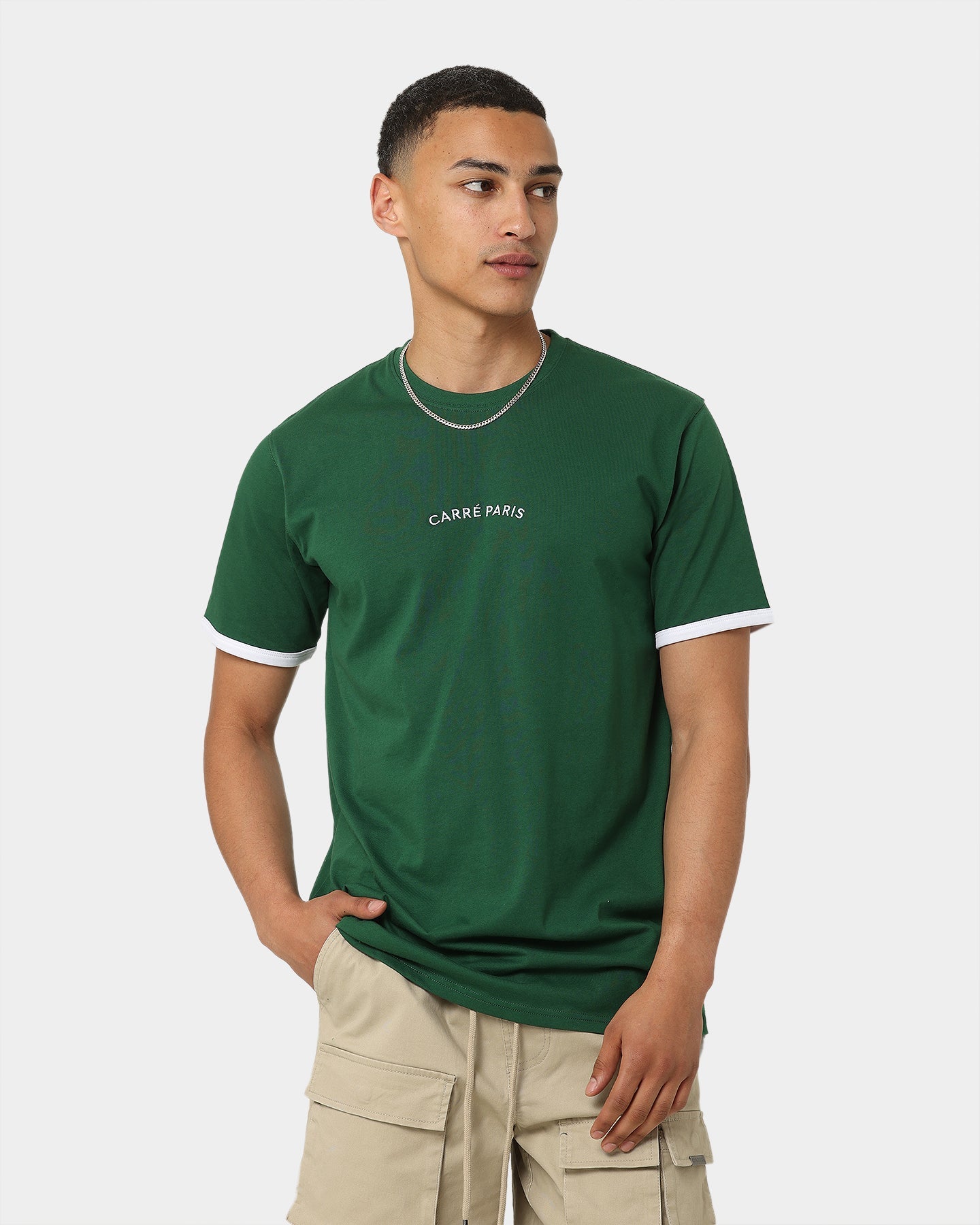 Carr√© Paris Ringer OG Droptail T-Shirt Green