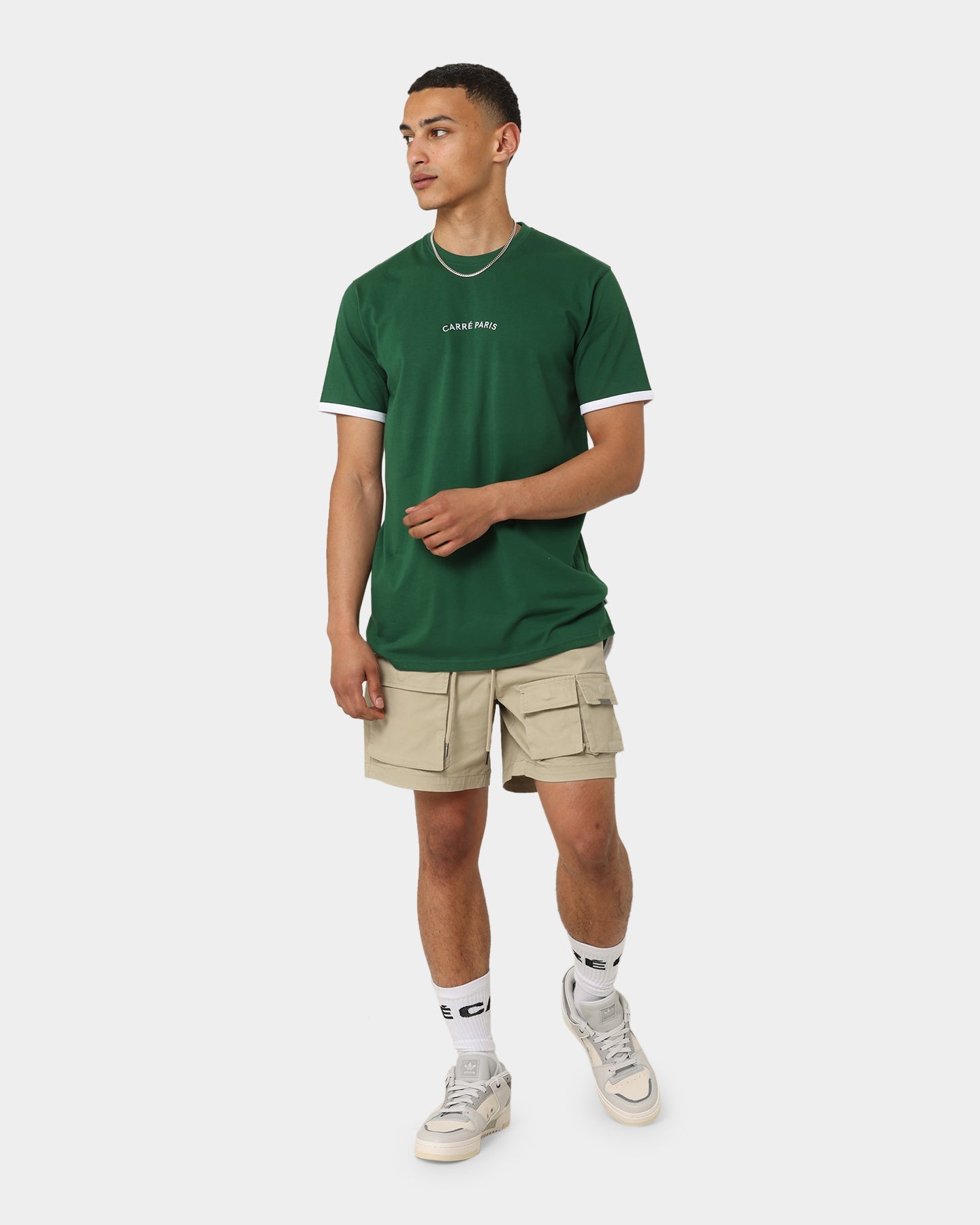 Carr√© Paris Ringer OG Droptail T-Shirt Green