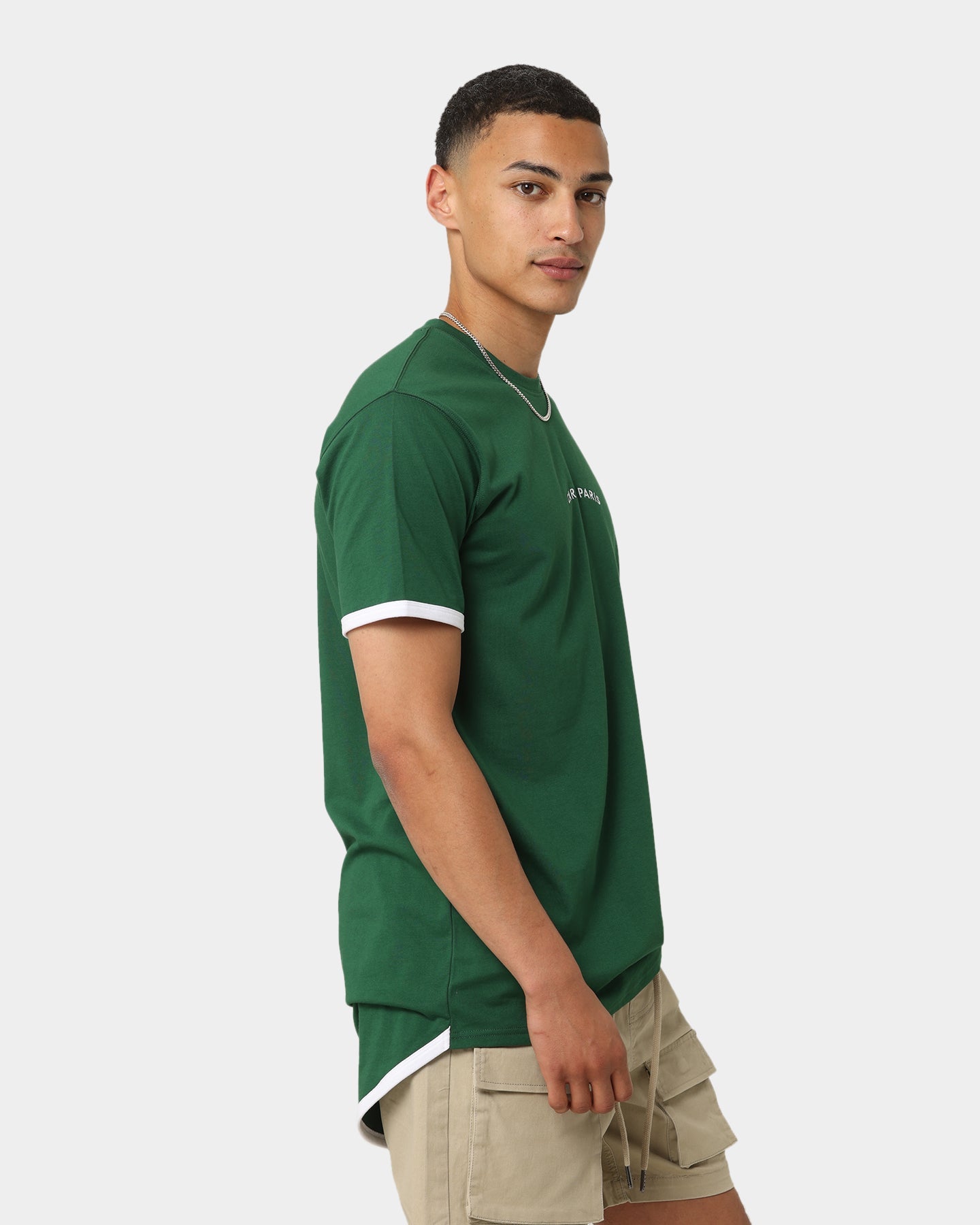 Carr√© Paris Ringer OG Droptail T-Shirt Green