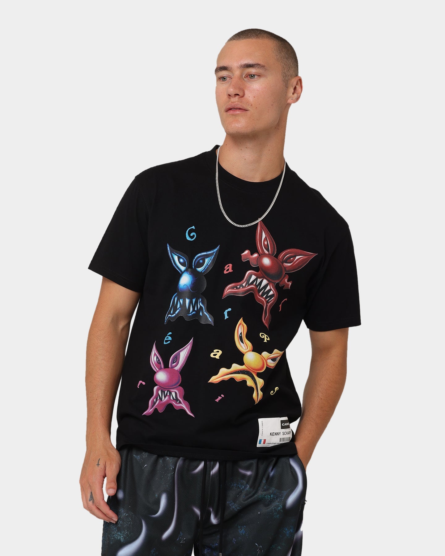 Carr√© X Kenny Scharf Meanie Oversized T-Shirt Black