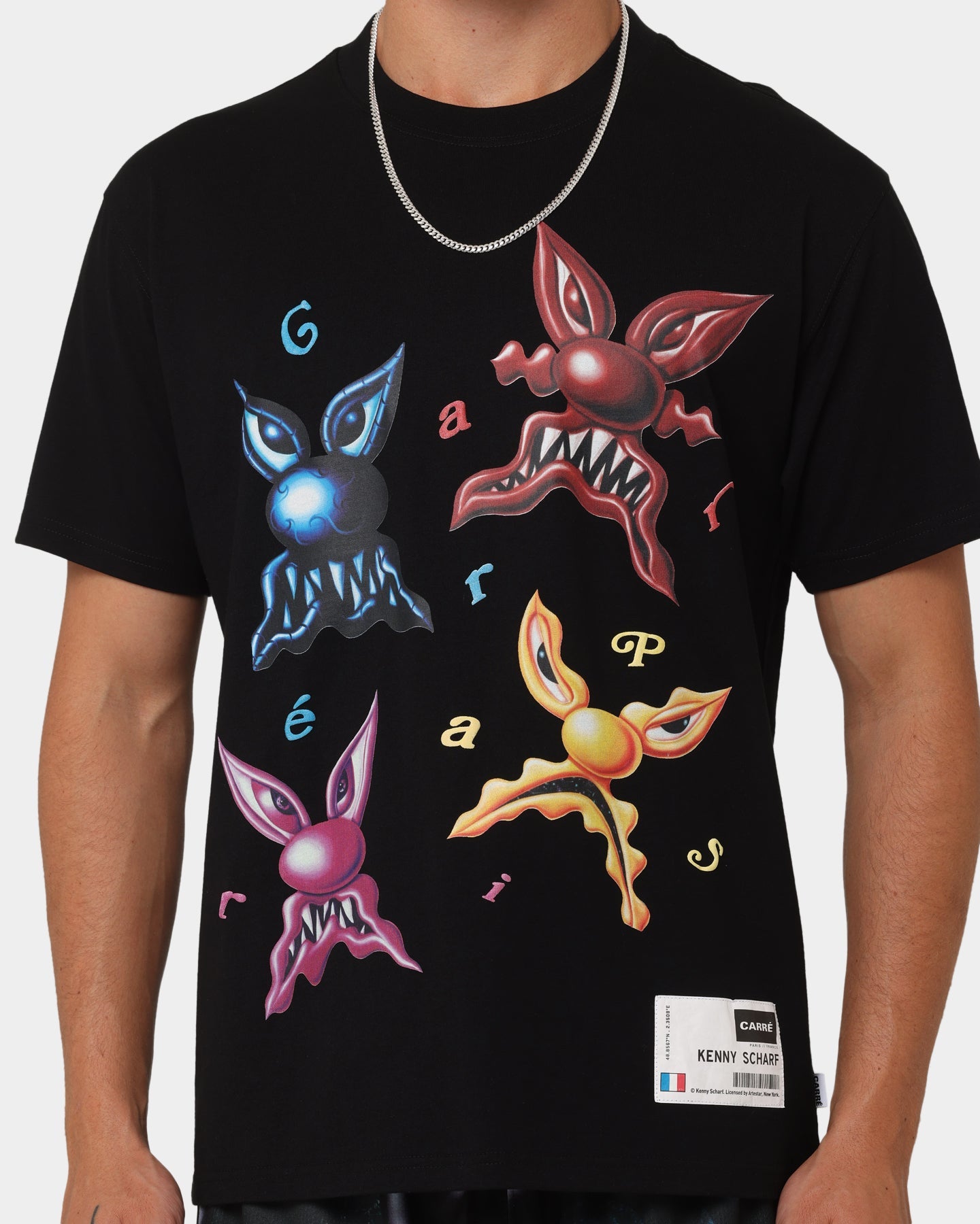 Carr√© X Kenny Scharf Meanie Oversized T-Shirt Black