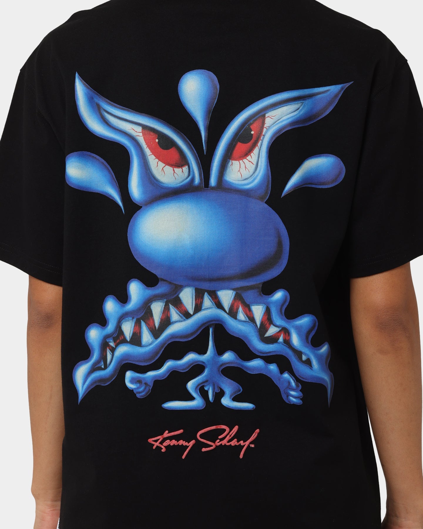 Carr√© X Kenny Scharf Meanie Oversized T-Shirt Black Style001