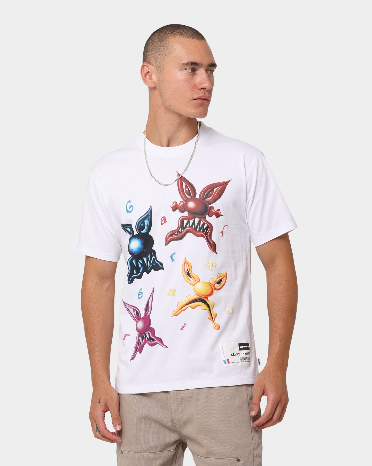 Carr√© X Kenny Scharf Meanie Oversized T-Shirt White