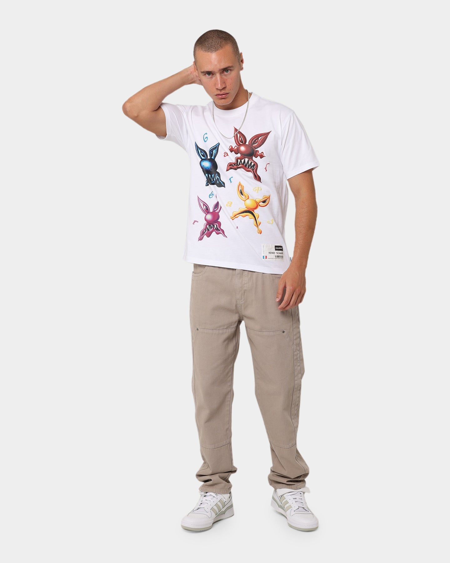 Carr√© X Kenny Scharf Meanie Oversized T-Shirt White