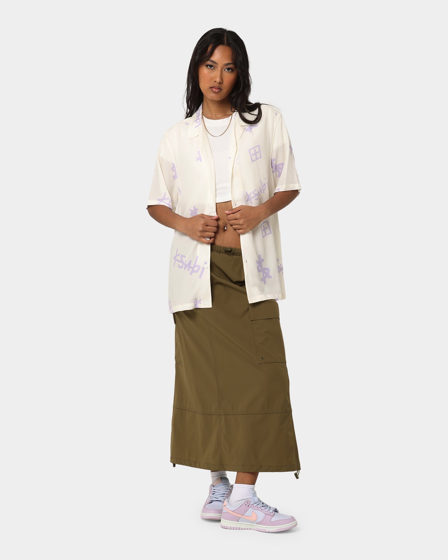 Ksubi Kash Box Resort Shirt White Style001