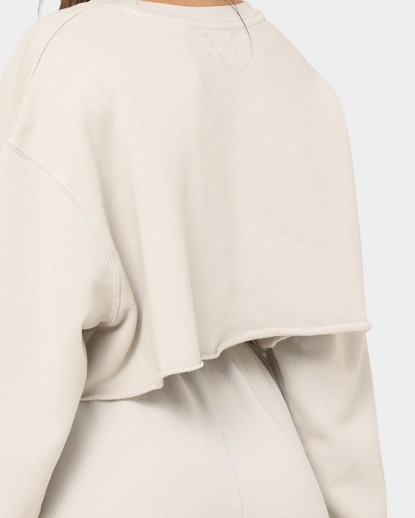 Joah Brown Women's Cut Off Sweatshirt Sahara