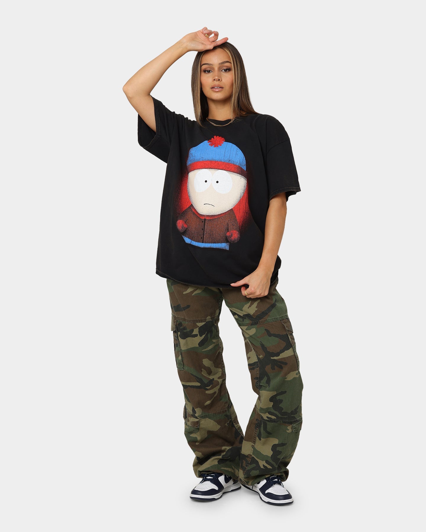 Goat Crew X South Park Stan T-Shirt Black Wash Style001