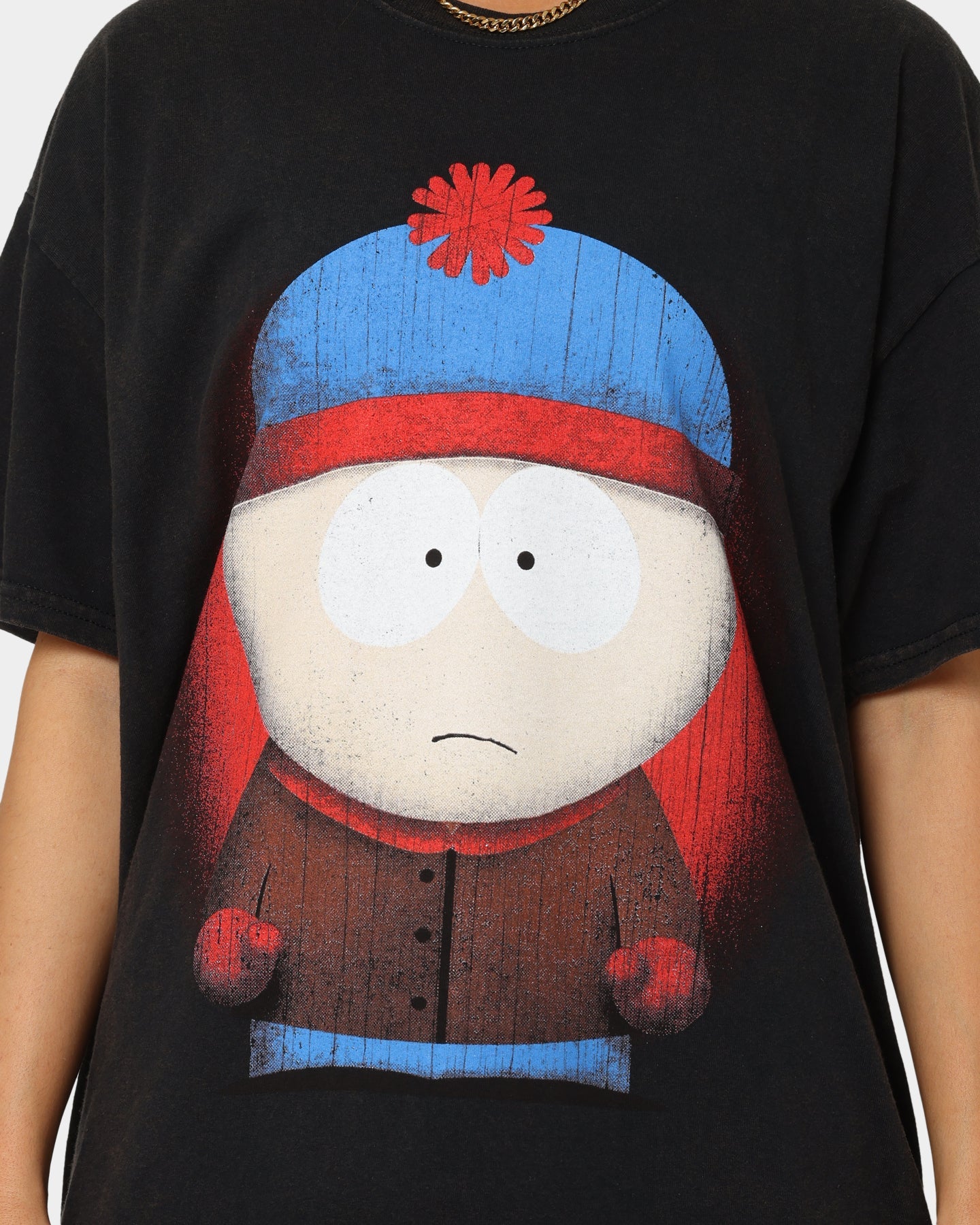 Goat Crew X South Park Stan T-Shirt Black Wash Style001