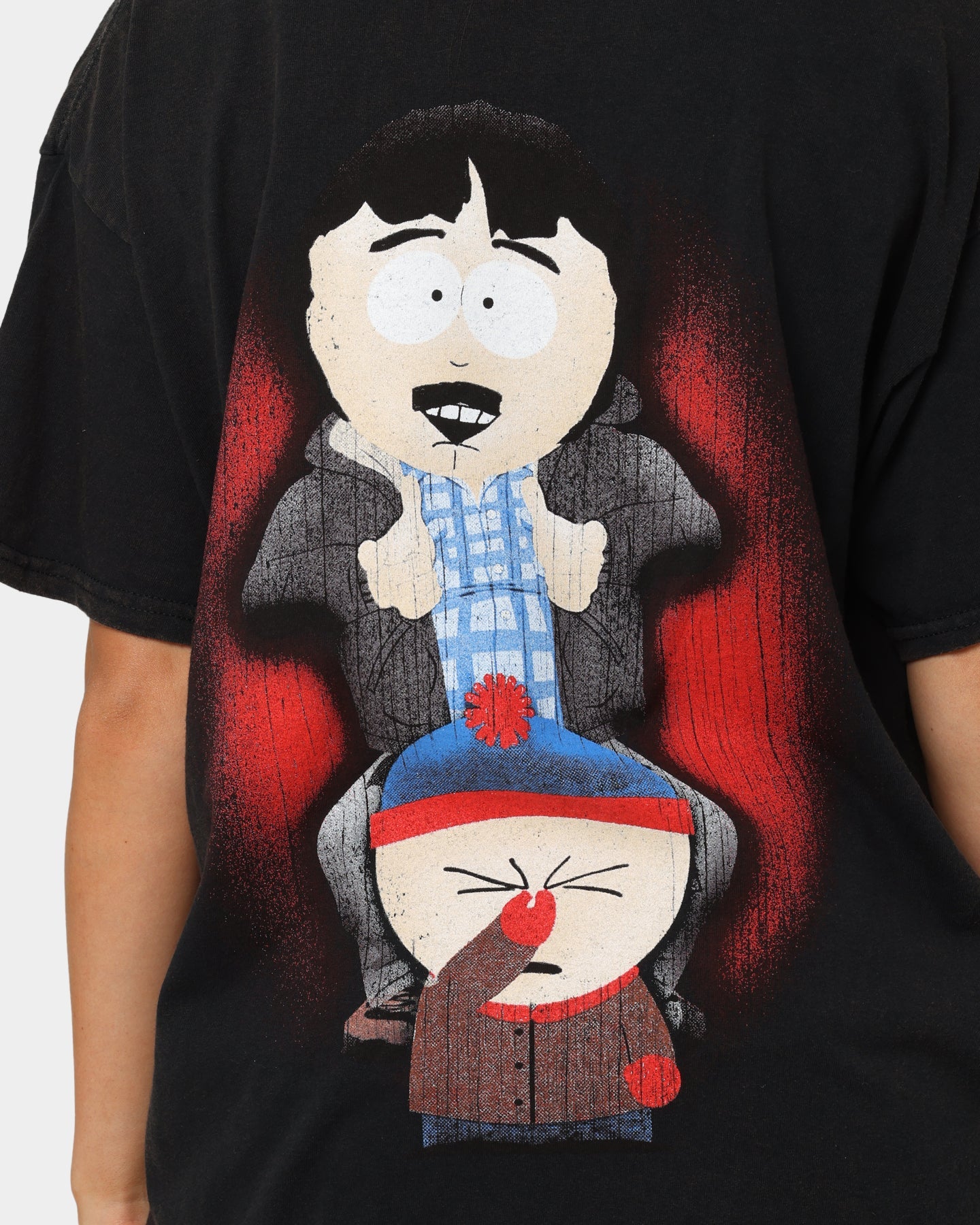 Goat Crew X South Park Stan T-Shirt Black Wash Style001