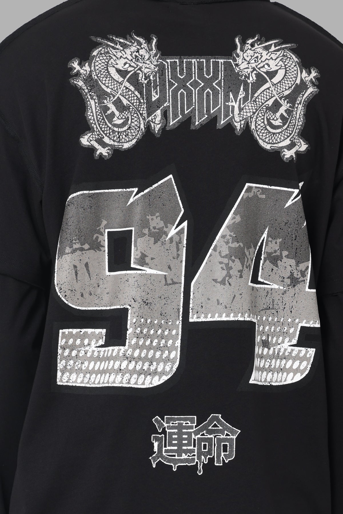 DXXMLife L-5 B Motor Sport Long Sleeve T-Shirt Black